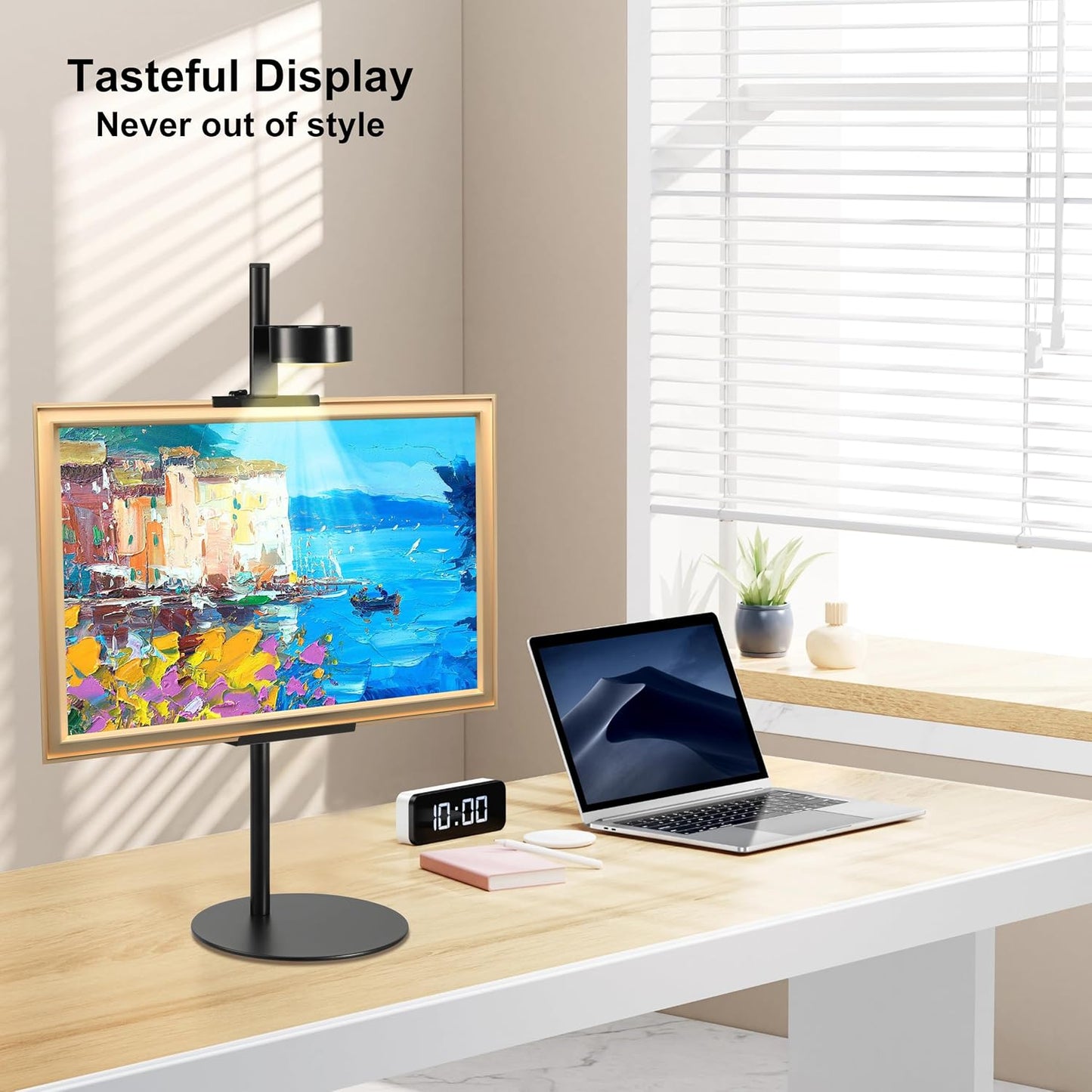 Holds Picture Frames up / Black / 30 Inch / Set of 2