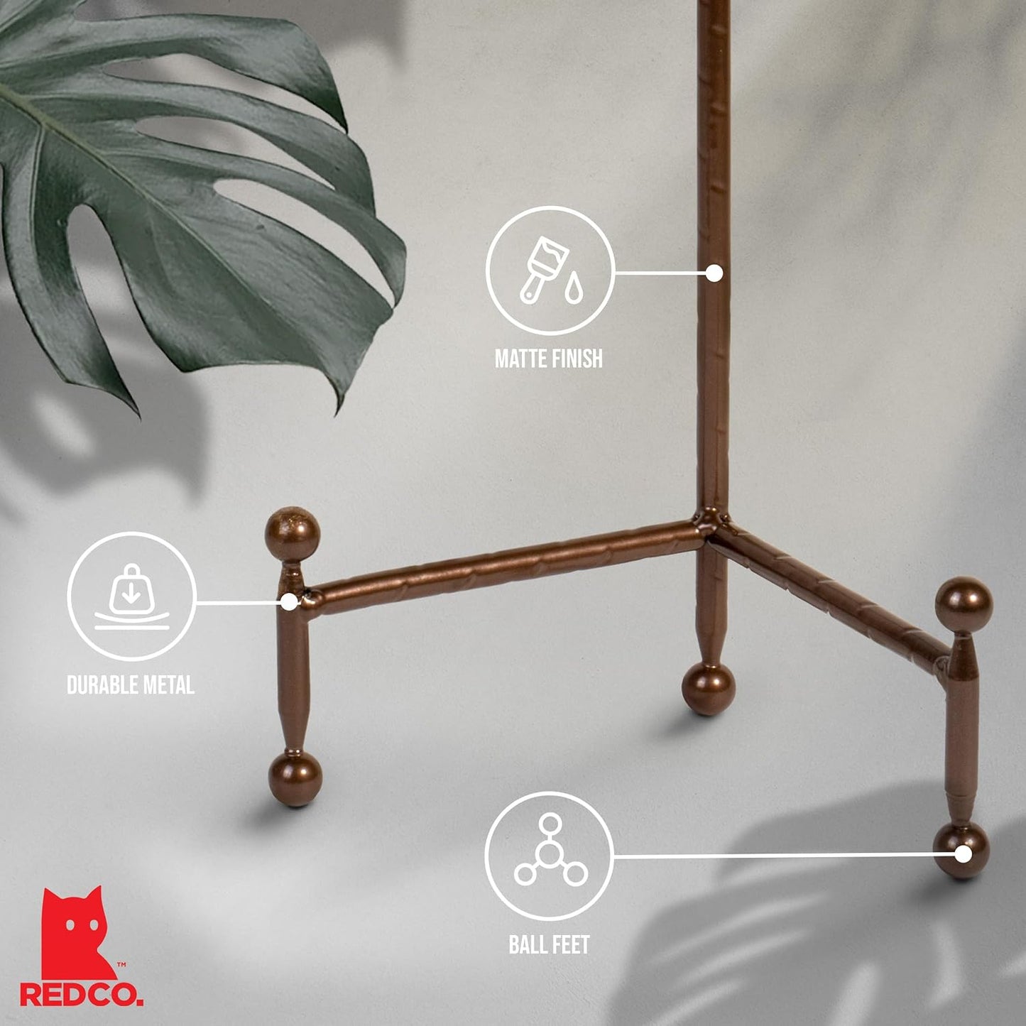 Decorative Tripod Plate Stand and Art Holder Easel in Finish / Height - 11.5 / Bronze