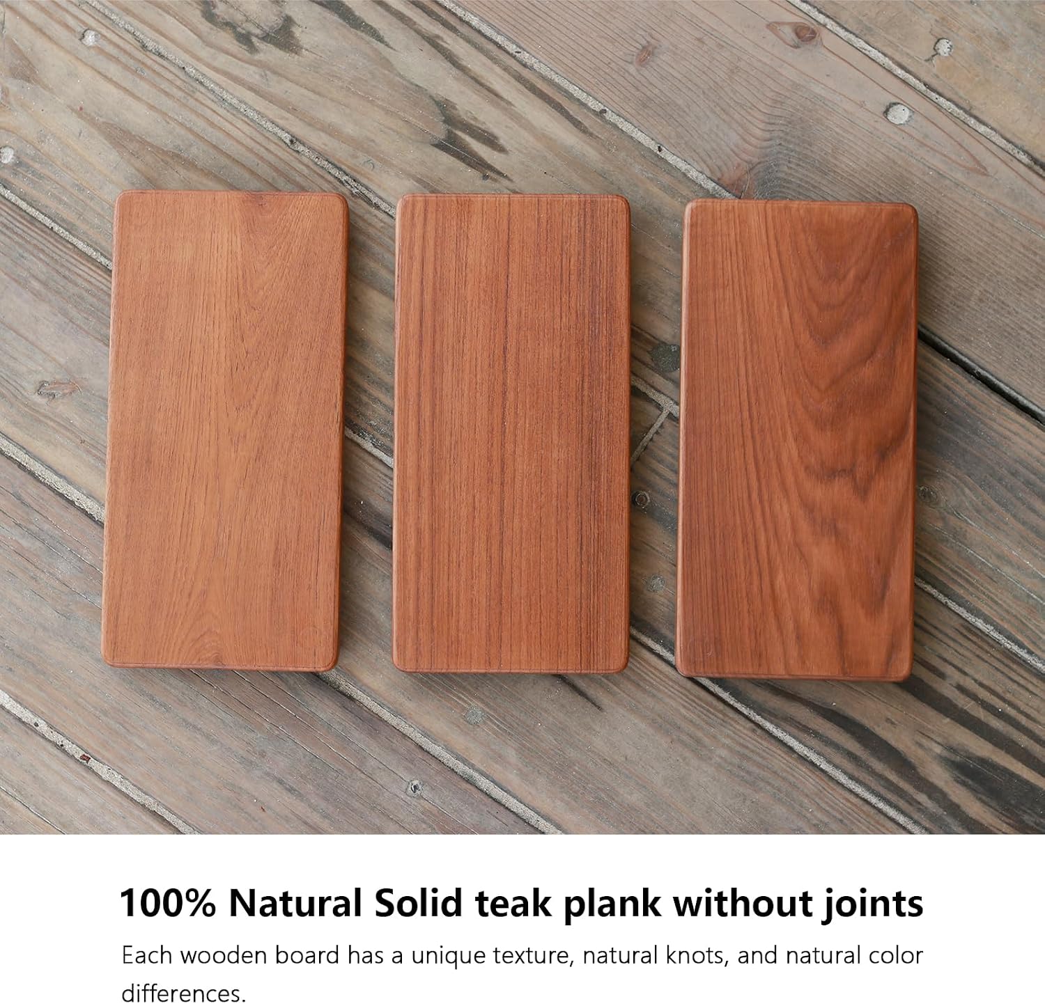Solid Teak Wood Riser Tray / Teaktray2 / 12.6 x 6