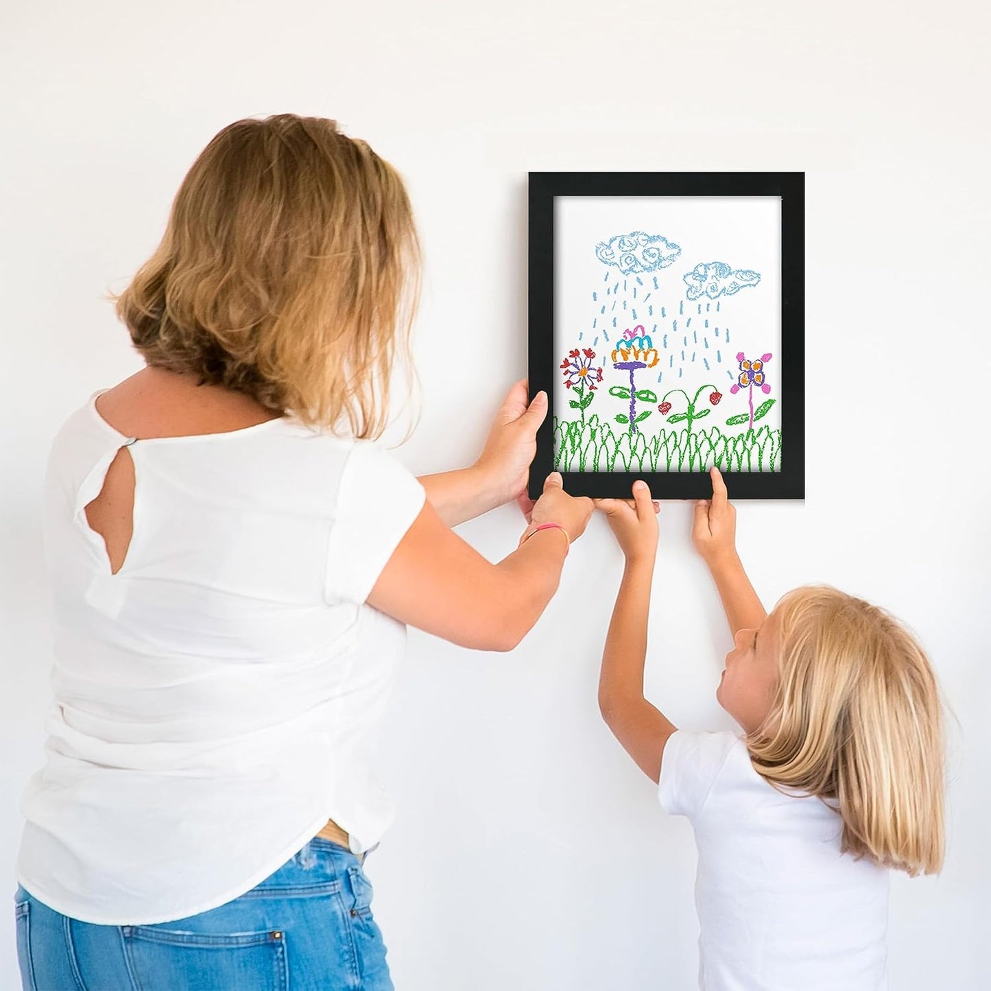 Kids Art Frame / 8.5 x 11 / Black