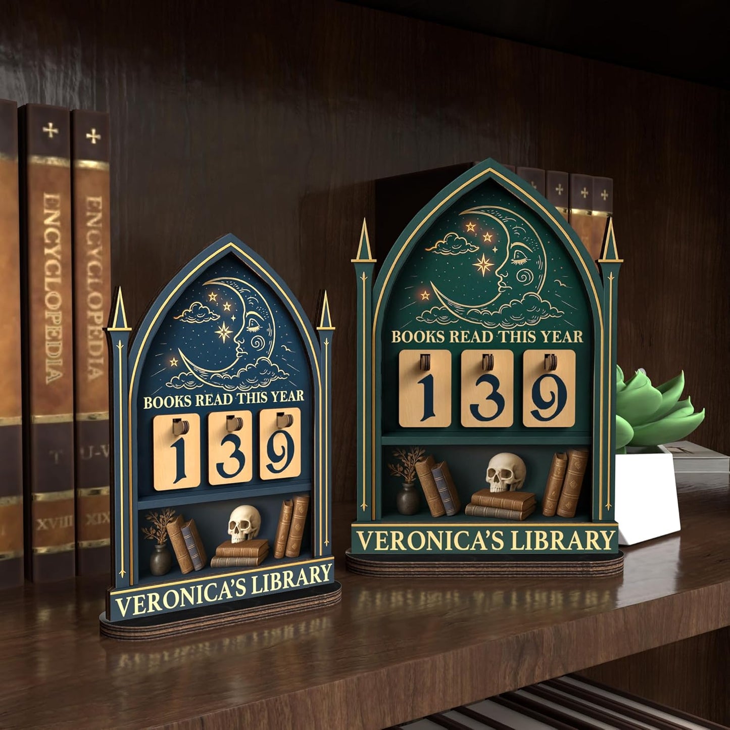 Personalized Book Tracker Sign / Book Tracker 3
