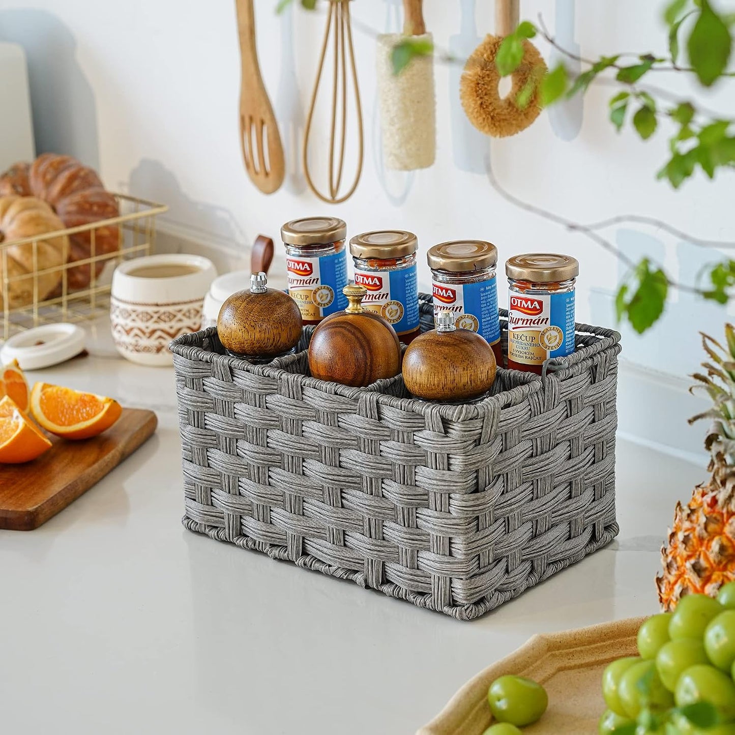 Organizer / Picnic Basket / Gray