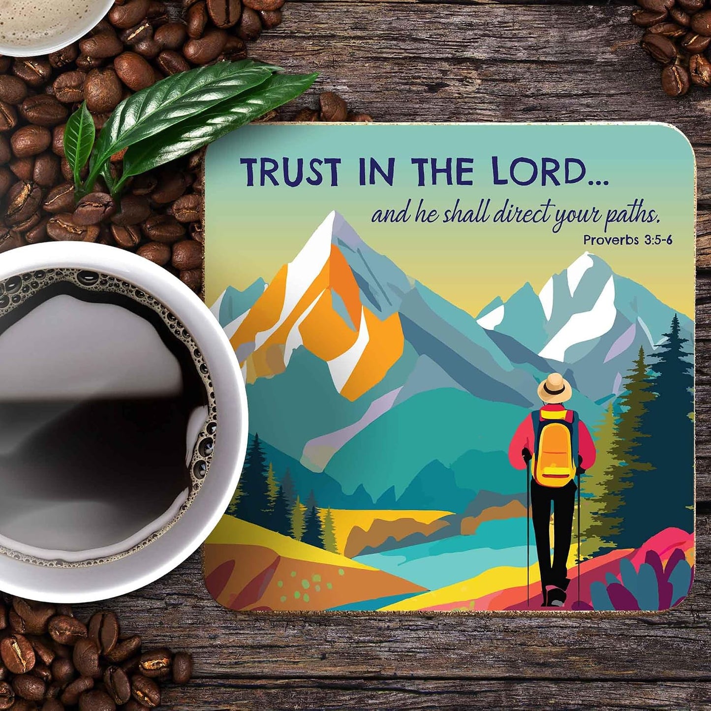 Bible Verses or Inspirational / Multicolored / C472 / Set of 12