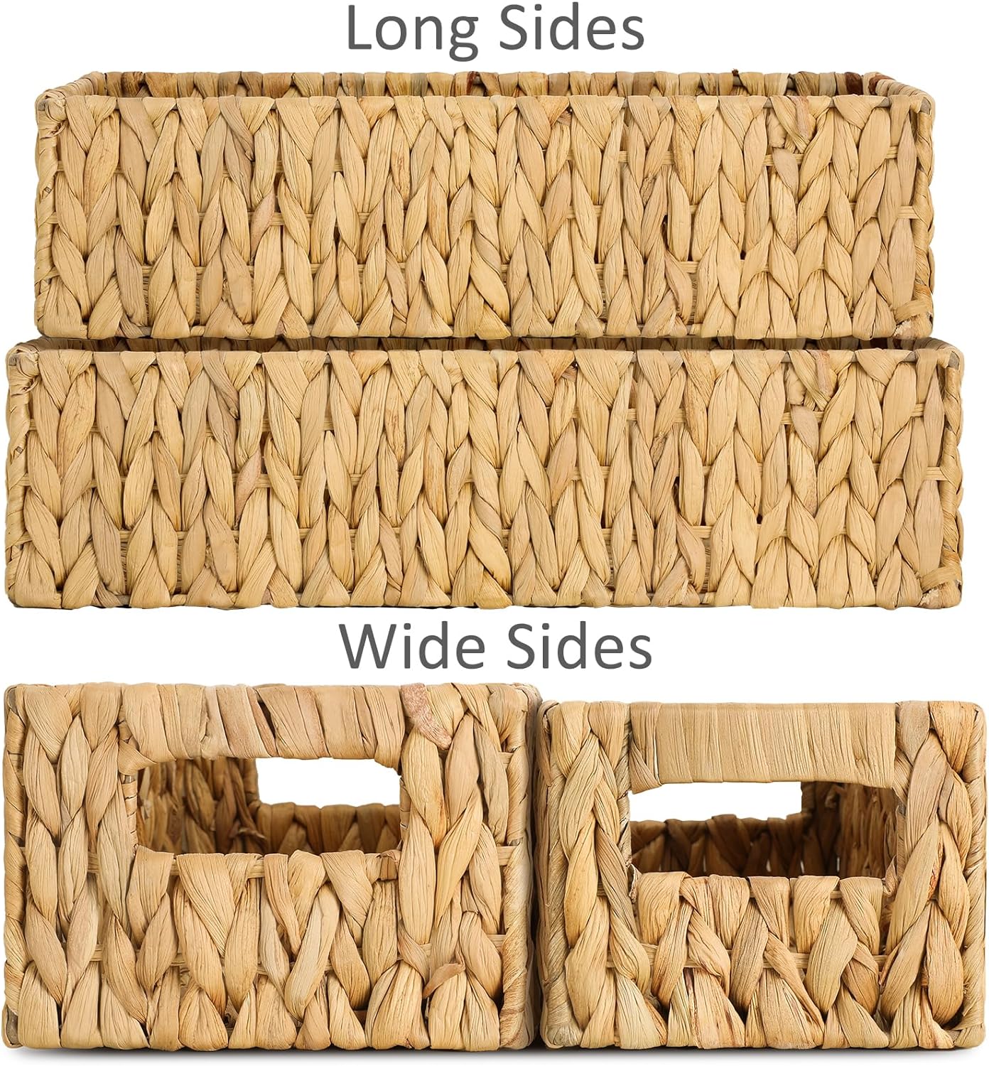 Nesting Small Wicker Basket / Water Hyacinth