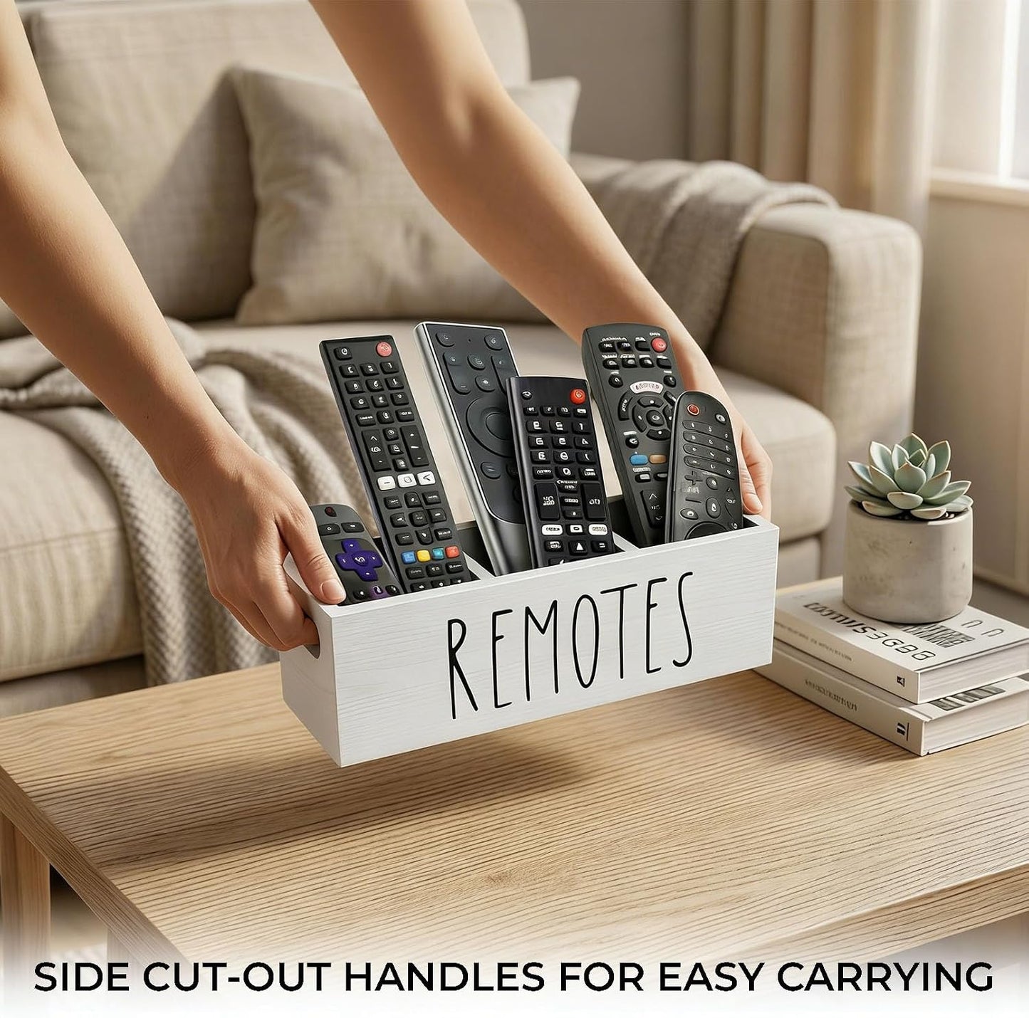 Remote Control Holder / White