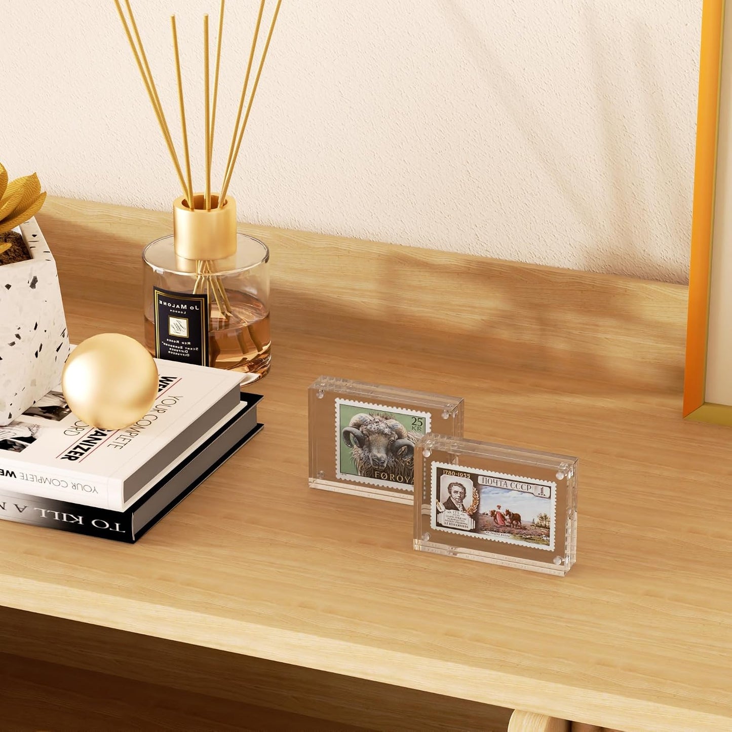 Acrylic Picture Frame / 2.5 x 3.5 / Clear / Set of 2