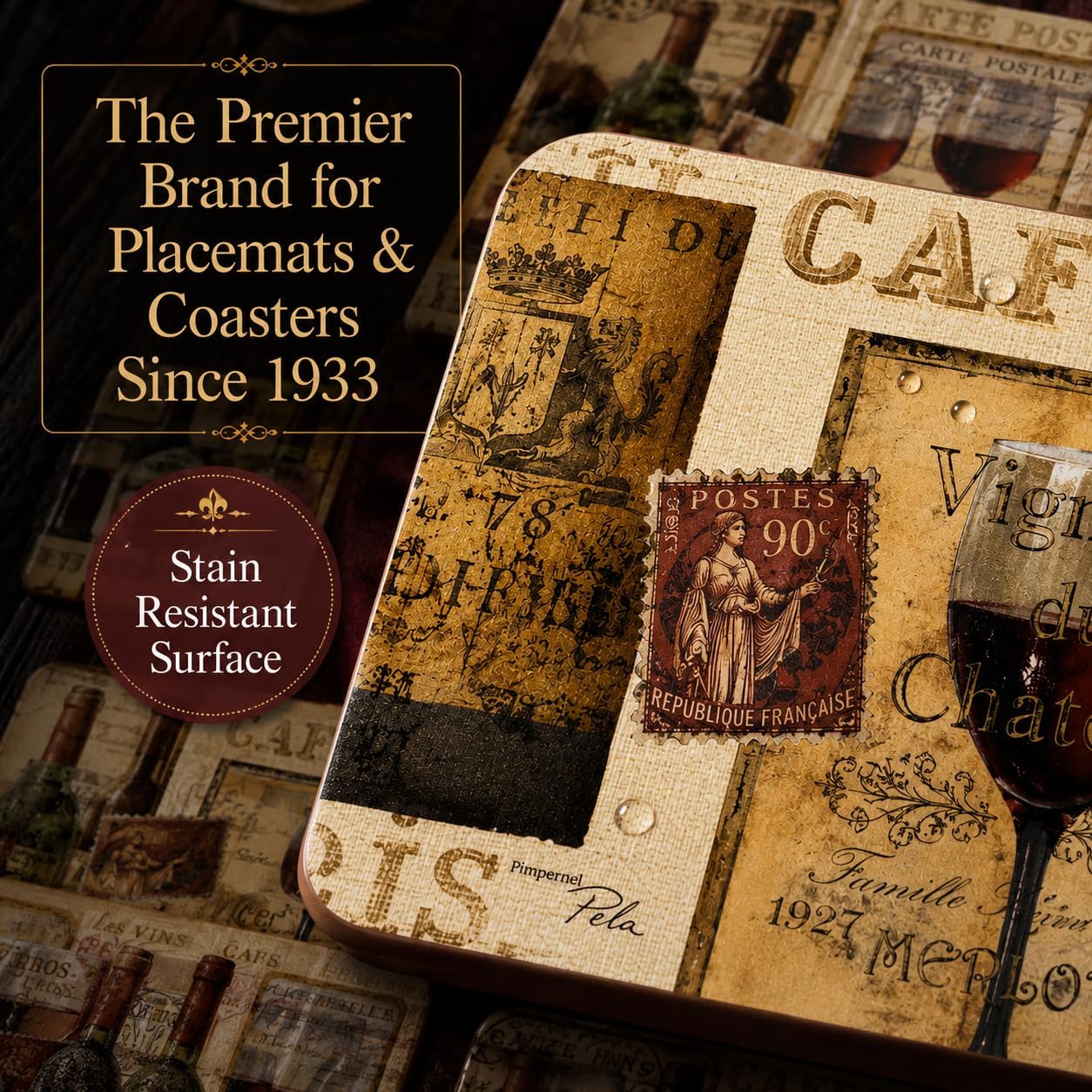 The French Cellar Coasters / Set of 6