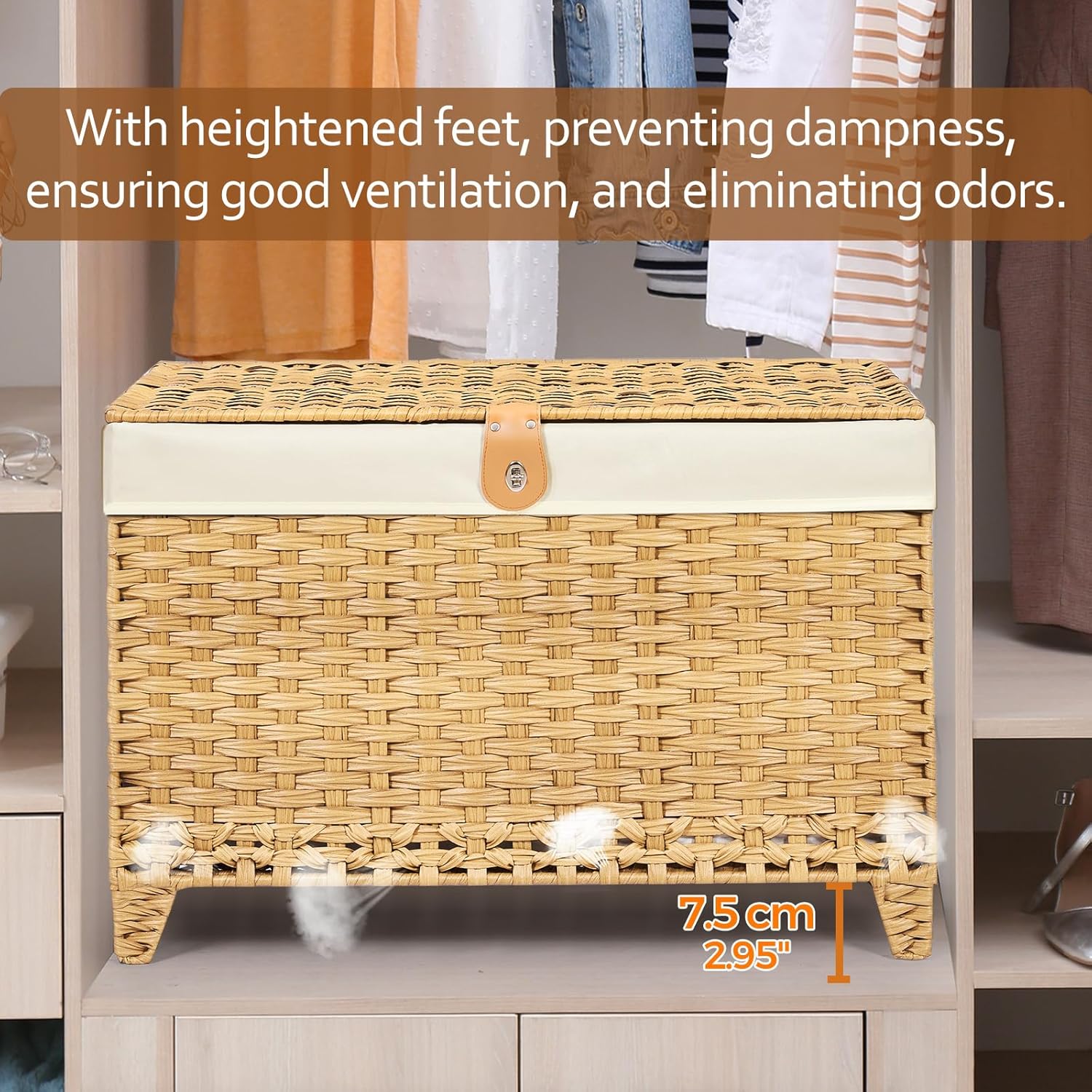 Rattan Shelf Basket / 160L / Natural