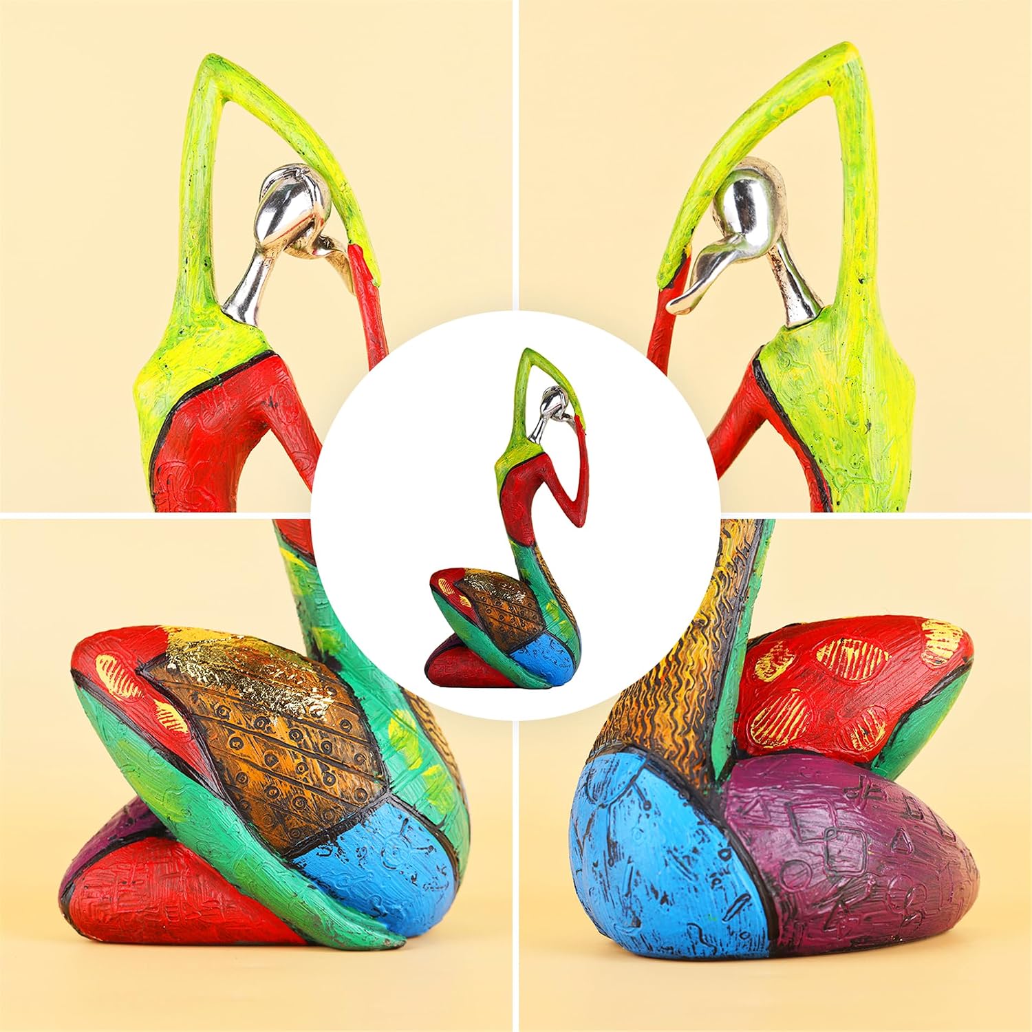 Colorful Abstract Women Figurines Sculptures Home Decor / Stretch