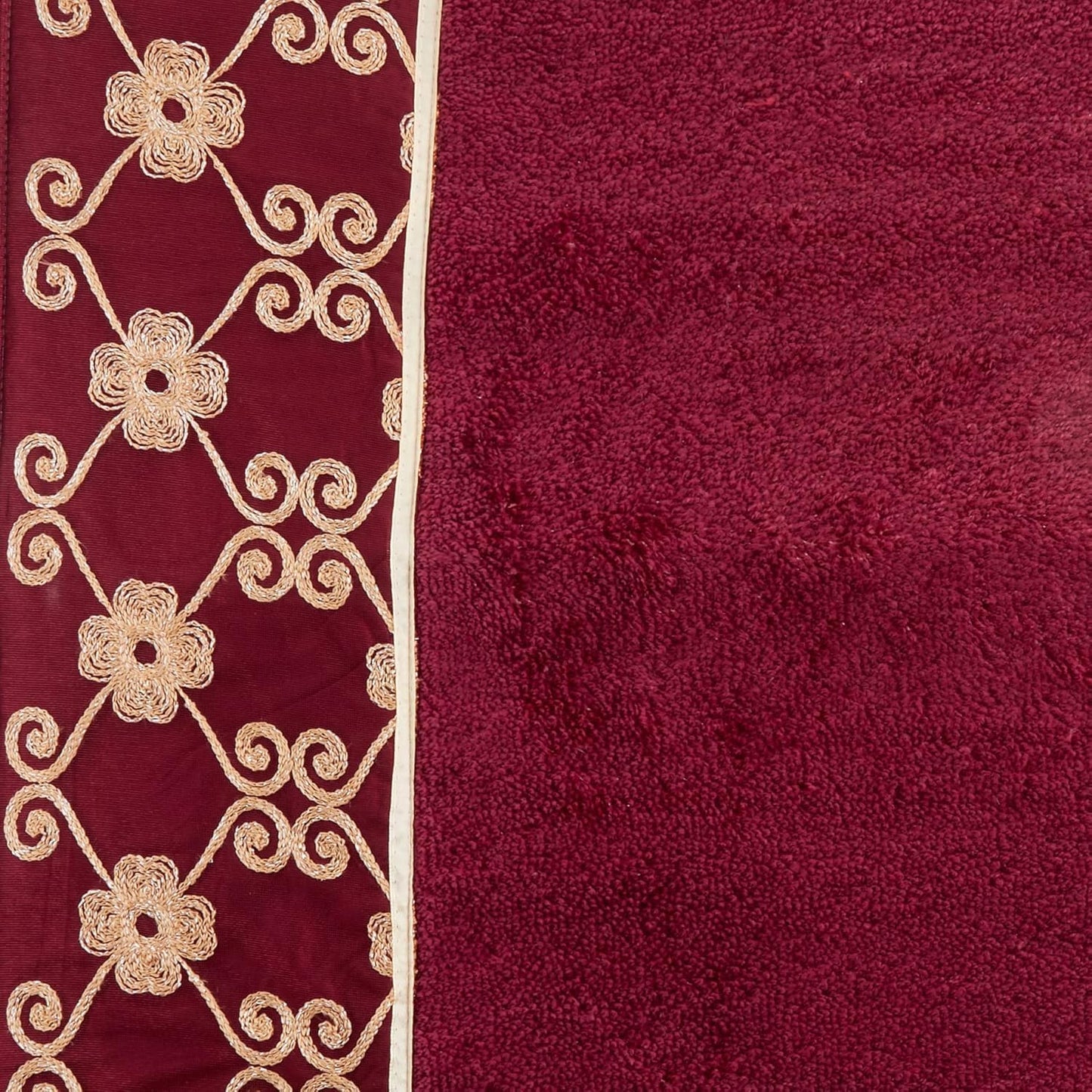 Zahari Home Elegant Rose Classic Bathroom Rug Modern Bath Rug Luxury Contemporary Decor Beautiful Shower Mat Unique