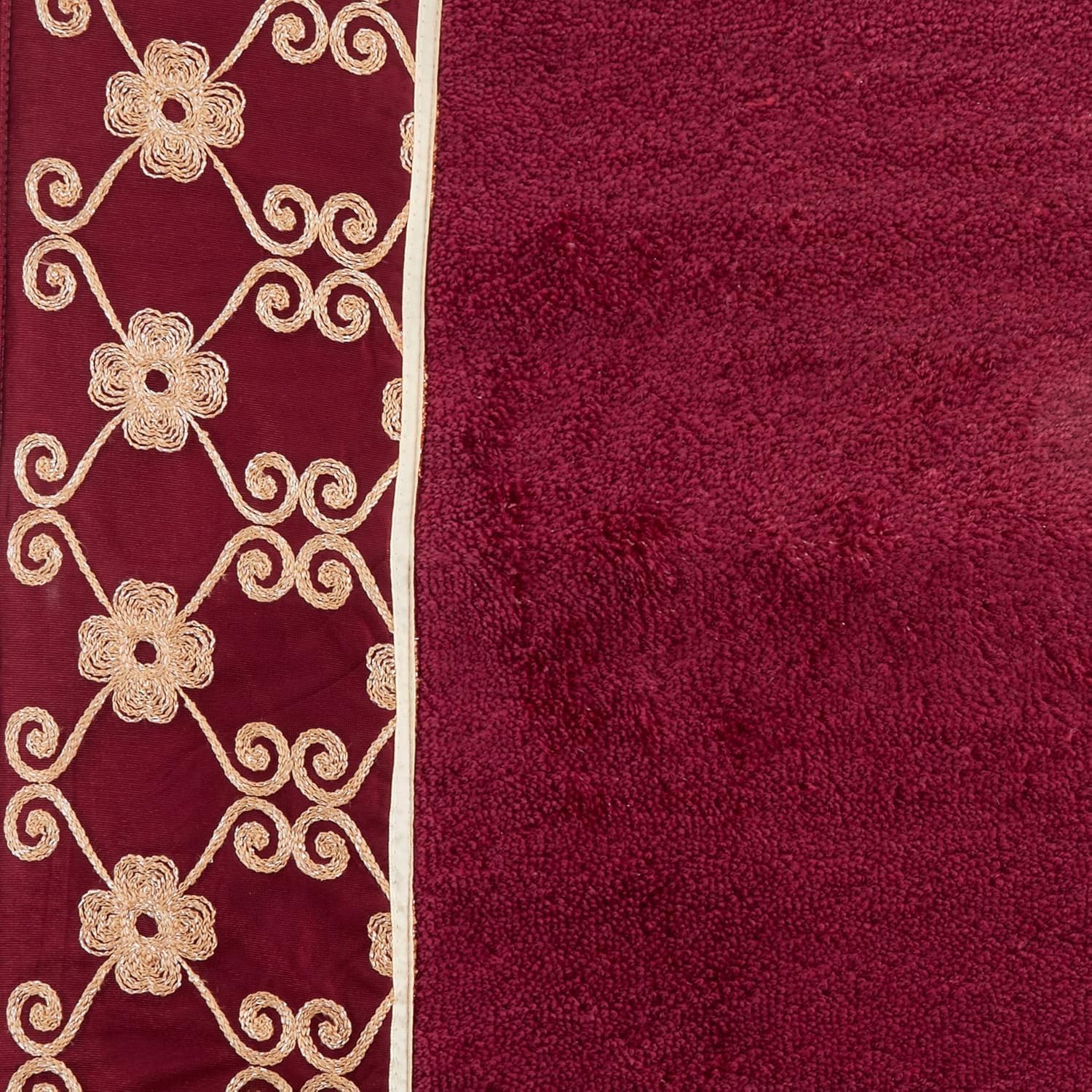 Zahari Home Elegant Rose Classic Bathroom Rug Modern Bath Rug Luxury Contemporary Decor Beautiful Shower Mat Unique