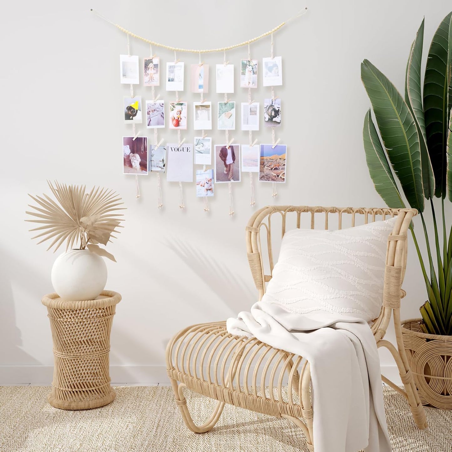 String Lights / Picture Christmas Card Holder