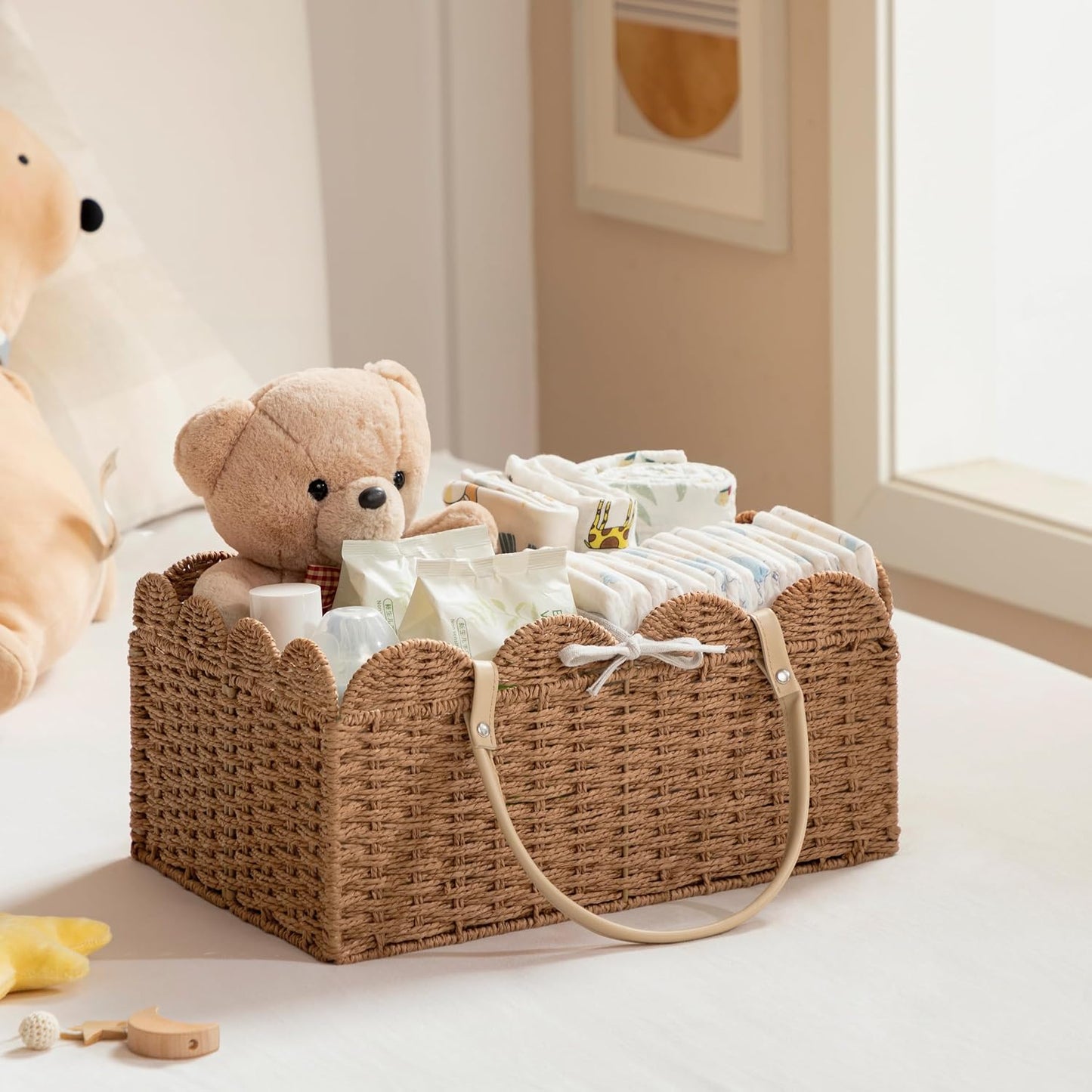 Portable Car Organizer / Caramel / Large
