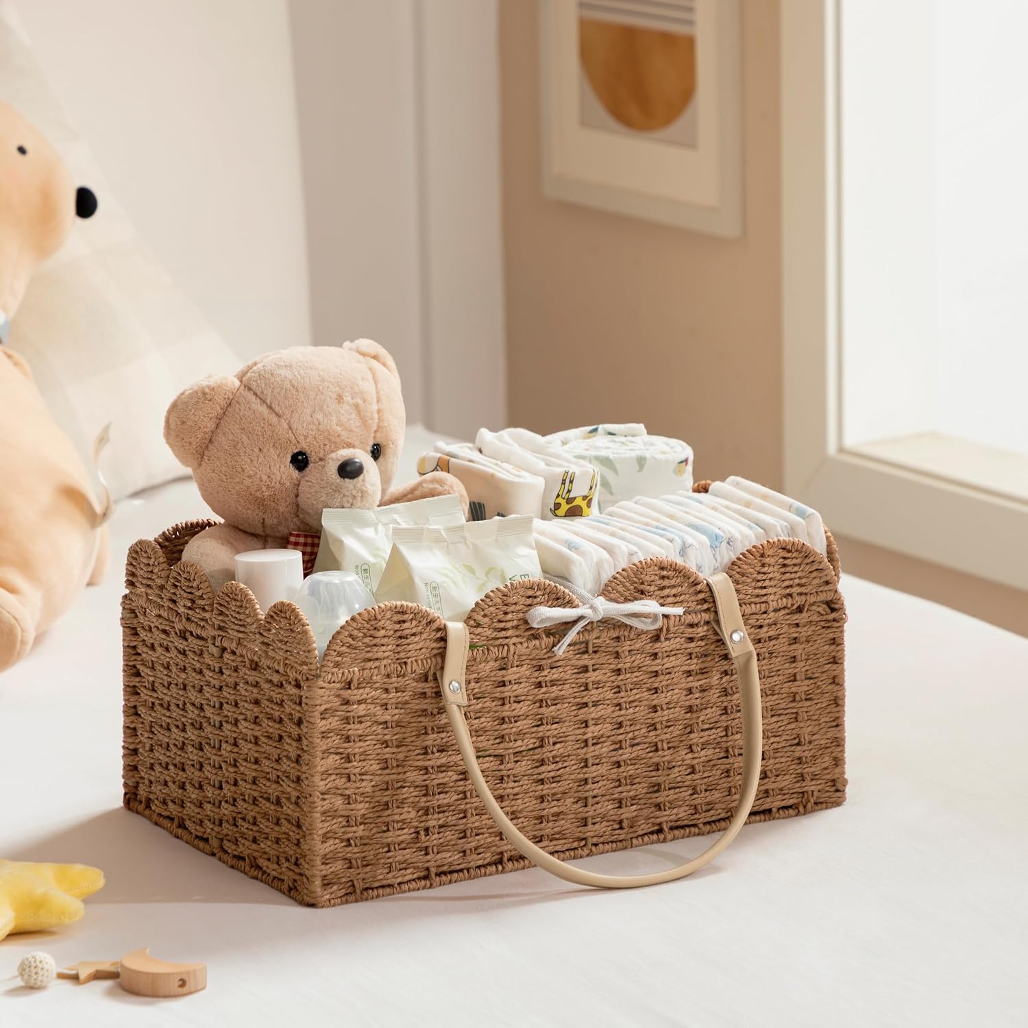 Portable Car Organizer / Caramel / Large