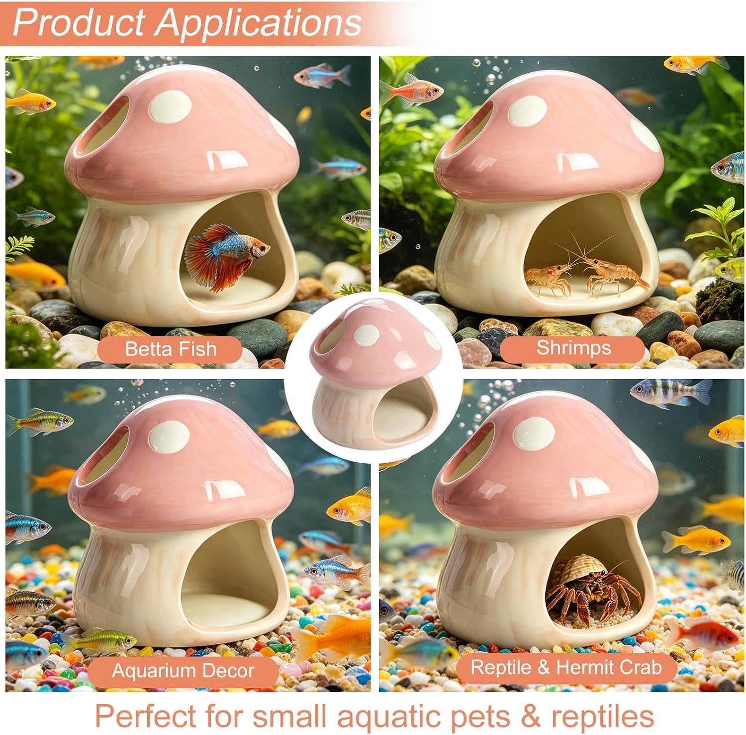 Small Shrimp Goldfishes / Pink