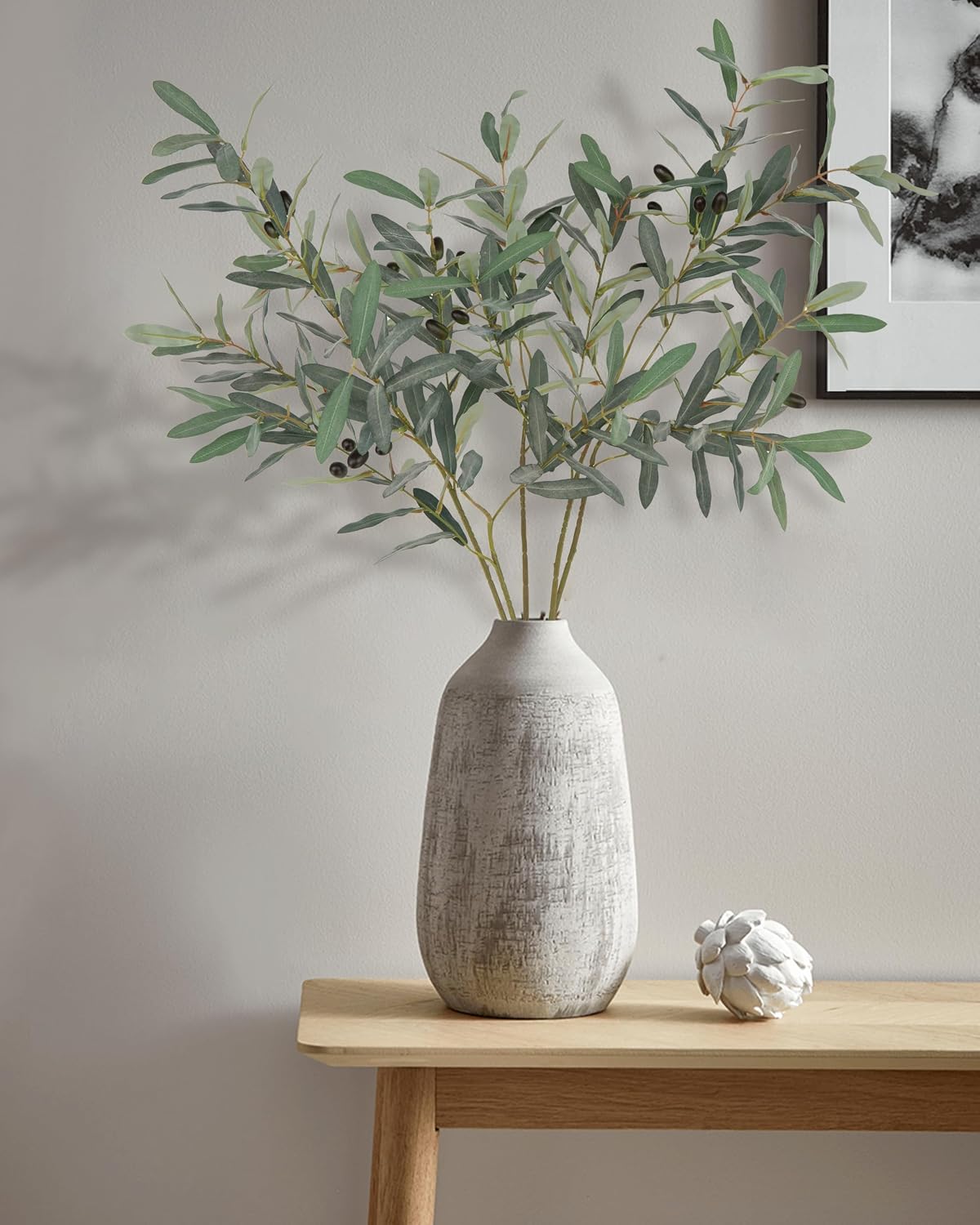 Artificial Olive Branches / 35 Inch / Set of 5