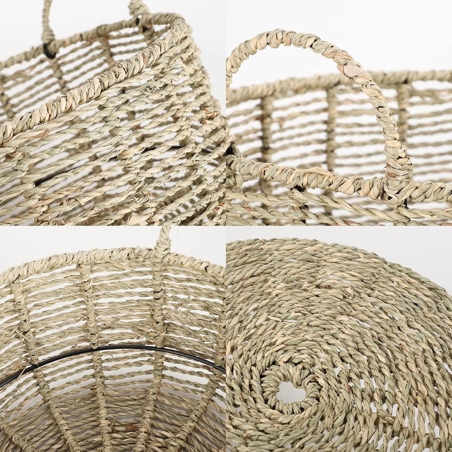 Handwoven Wicker Basket / 12.01"dx5.51"h / 12.01 Inch