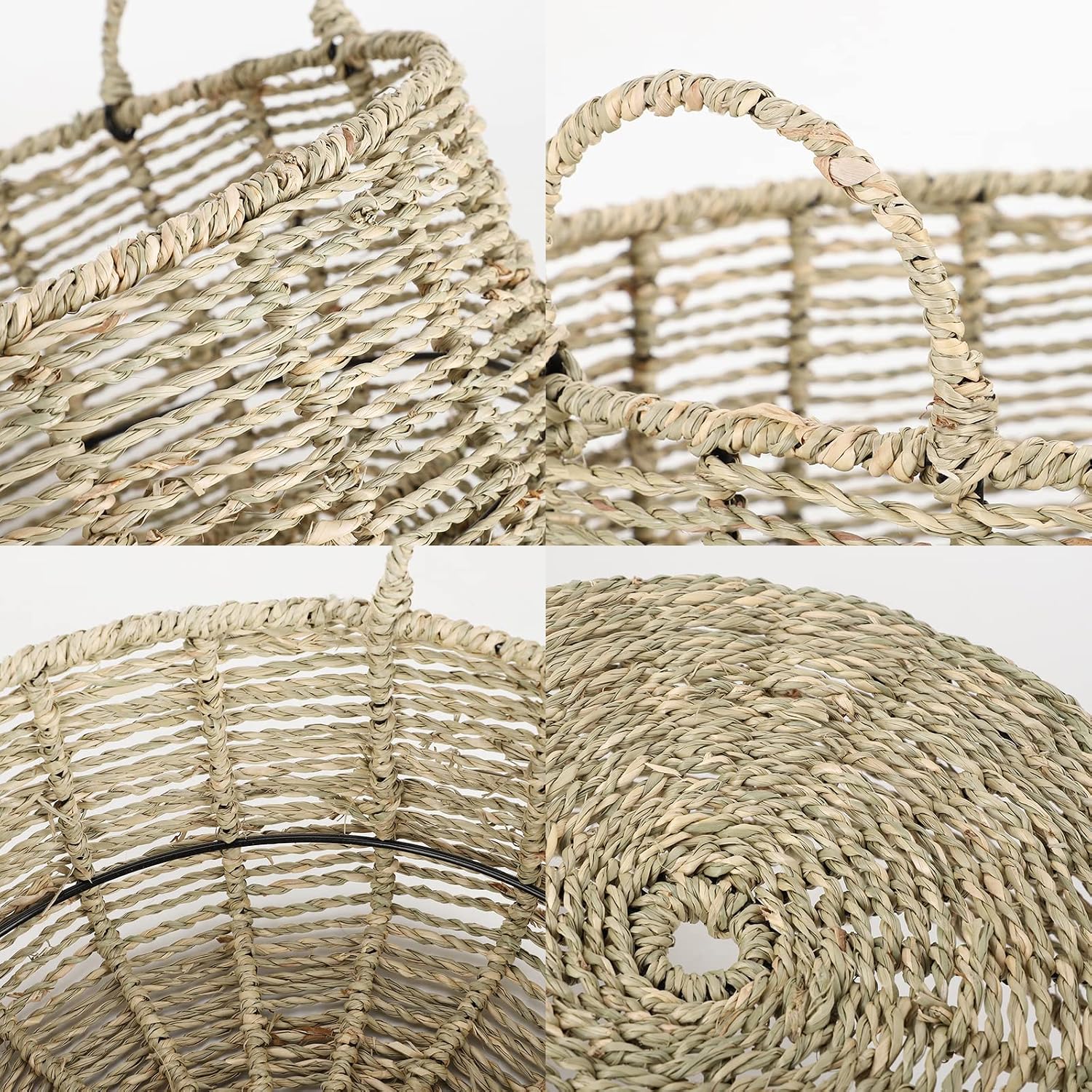 Handwoven Wicker Basket / 12.01"dx5.51"h / 12.01 Inch