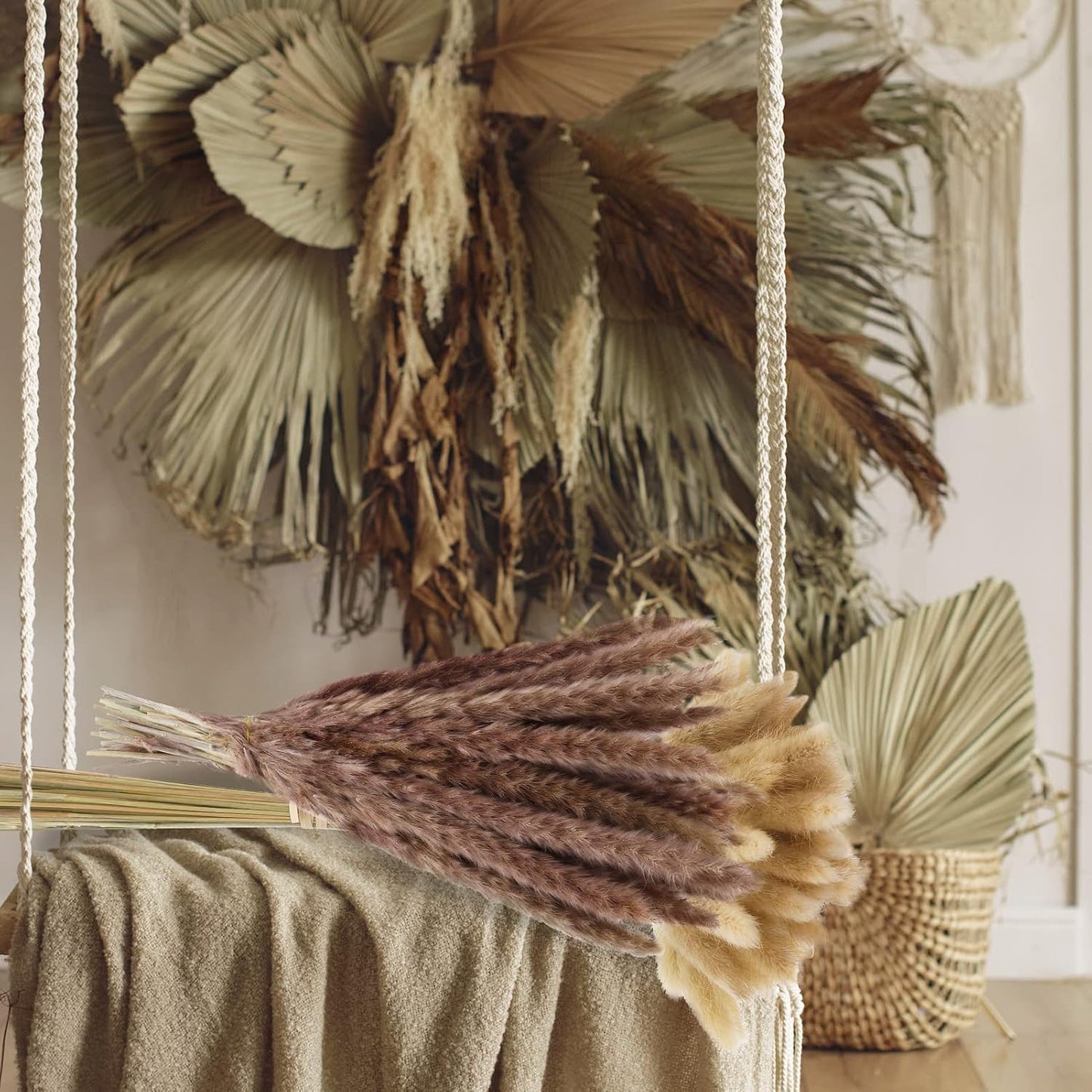 Dried Pampas Grass Decor Bulk / Set of 110