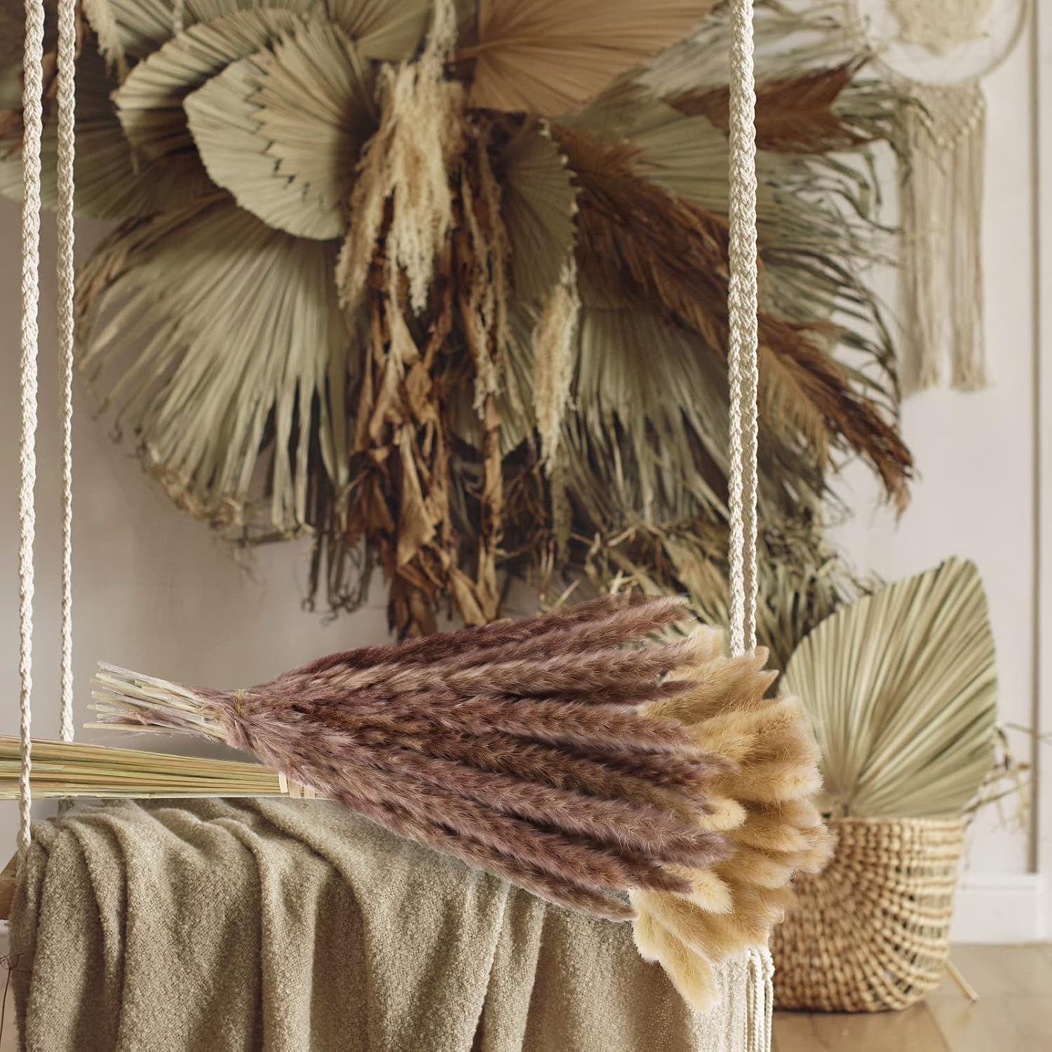 Dried Pampas Grass Decor Bulk / Set of 110