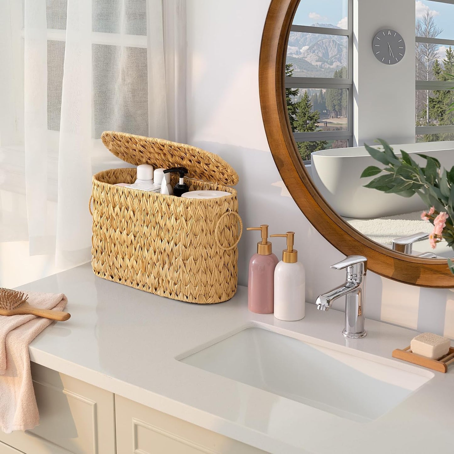Toilet Paper Storage Basket / Nature