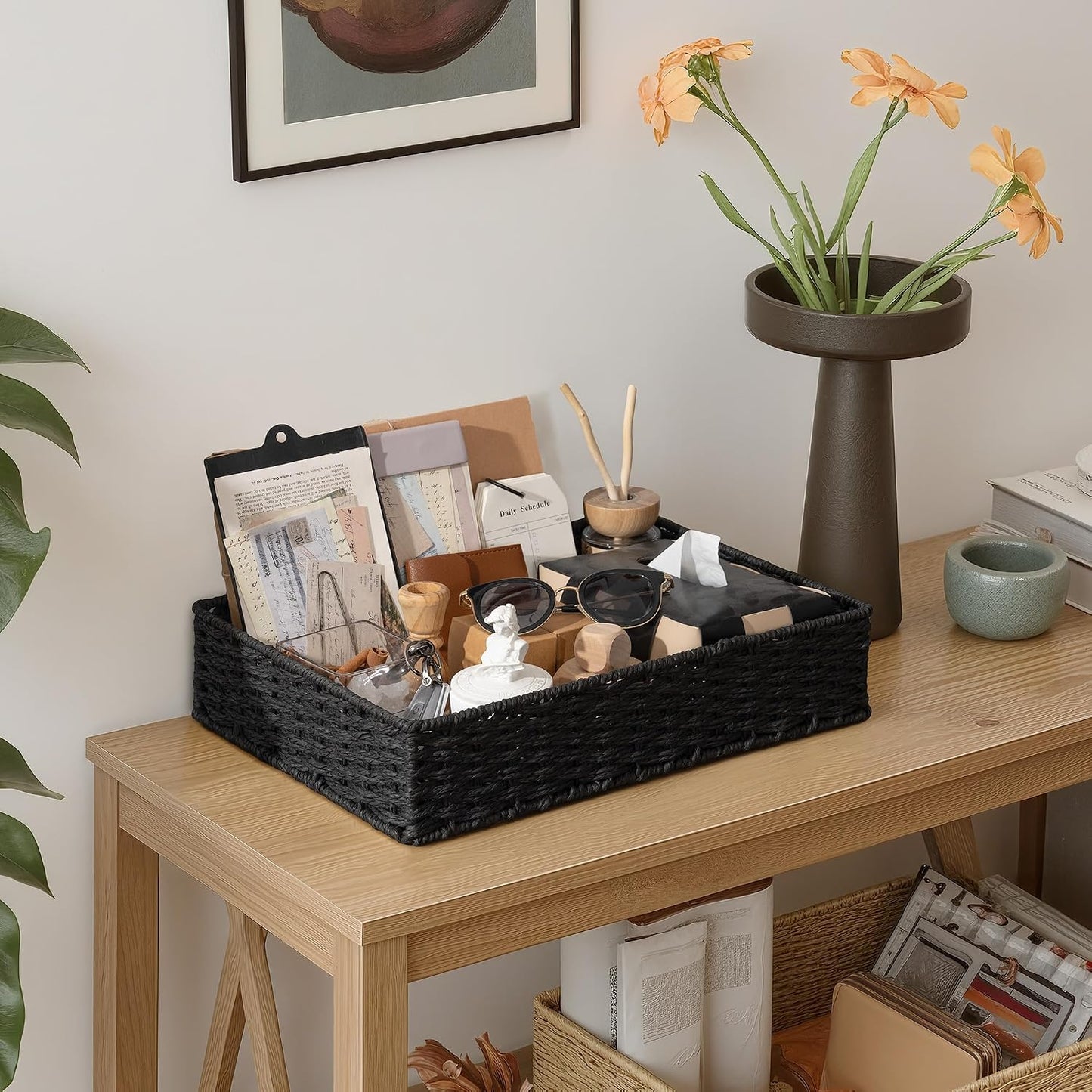 Toilet Paper Baskets / Black