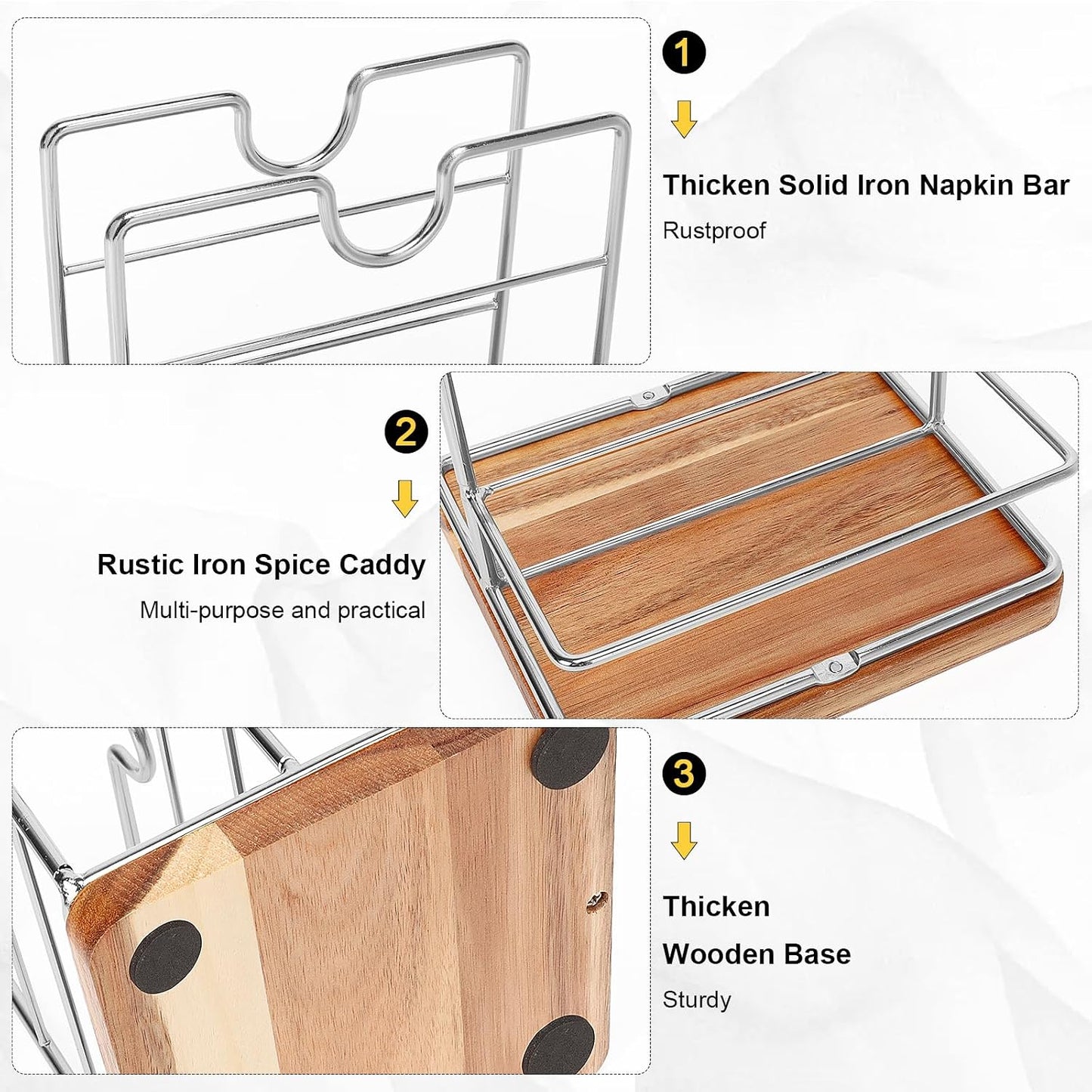 Napkin Holder / Metal Napkin Storage
