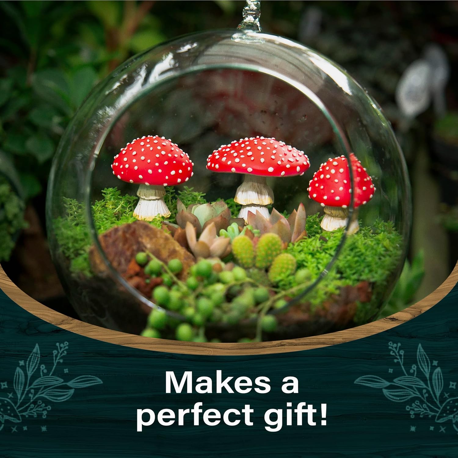 Mini Mushroom Figurines / Fairy Garden Miniatures