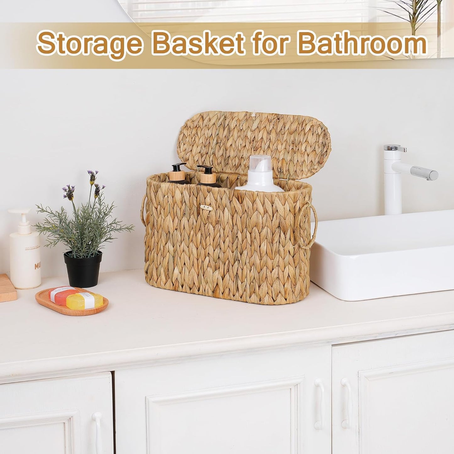 Toilet Paper Storage Basket / Natural