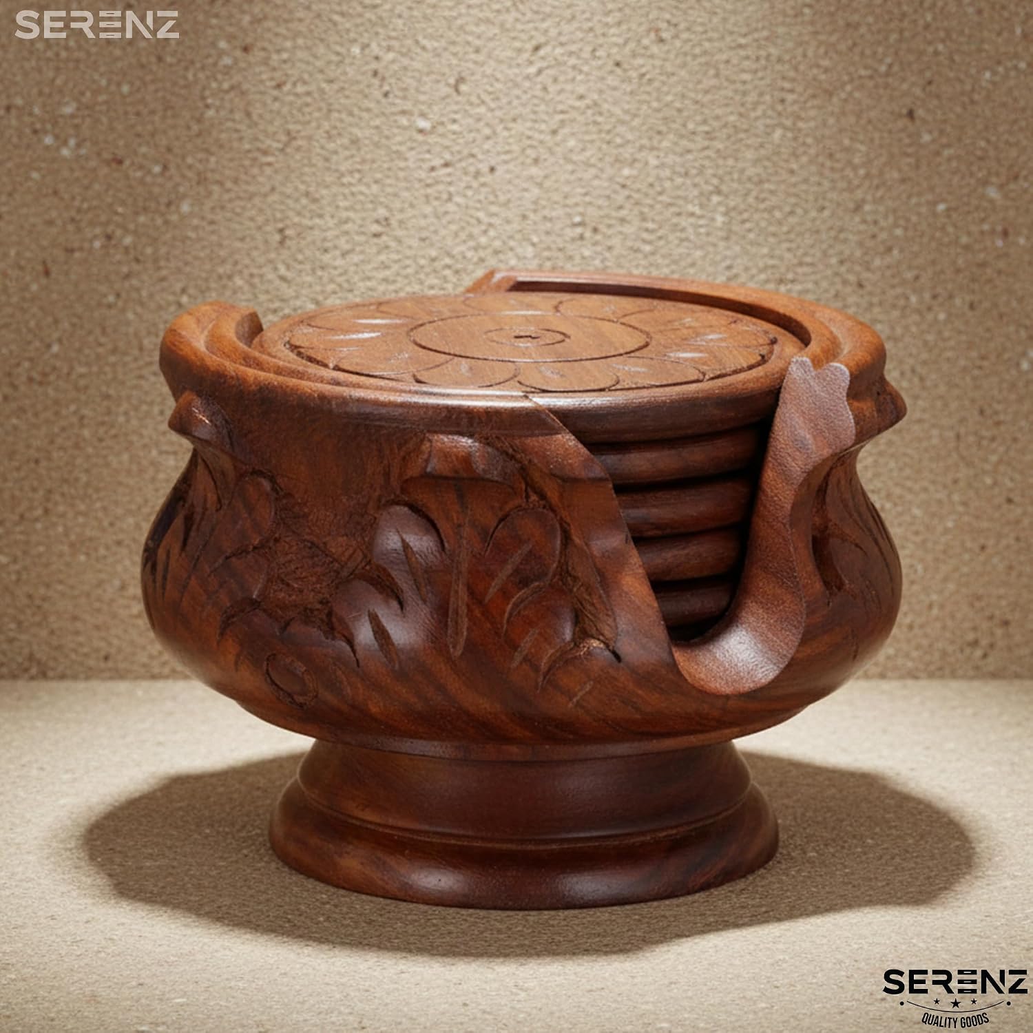 Wooden Coaster Set / Set of 6