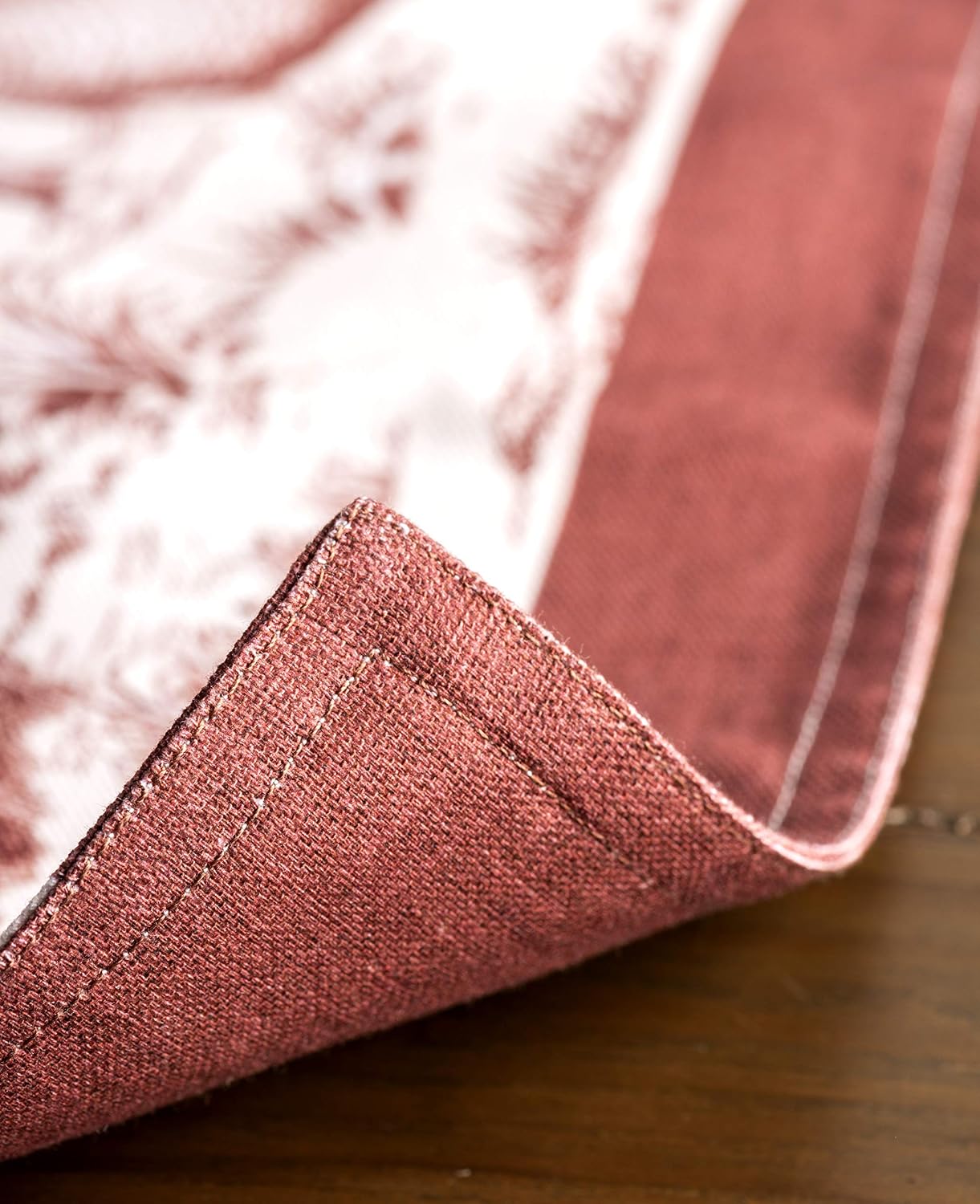 Maison d' Hermine Placemats Set of 4 Reusable 100% Cotton (13"x19") | Cloth Place Mats Washable Table Mats for Kitchen