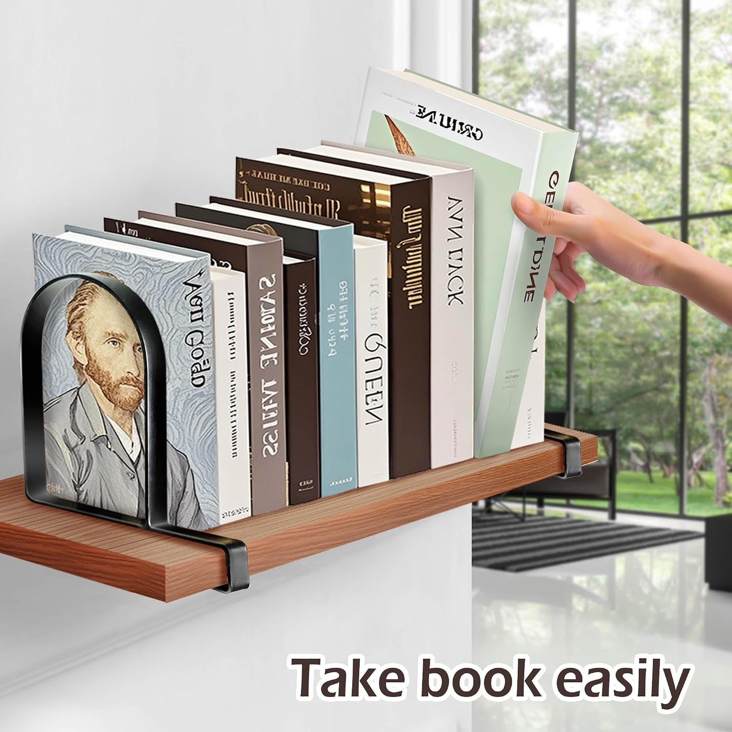Metal Book Ends / Normal / Black