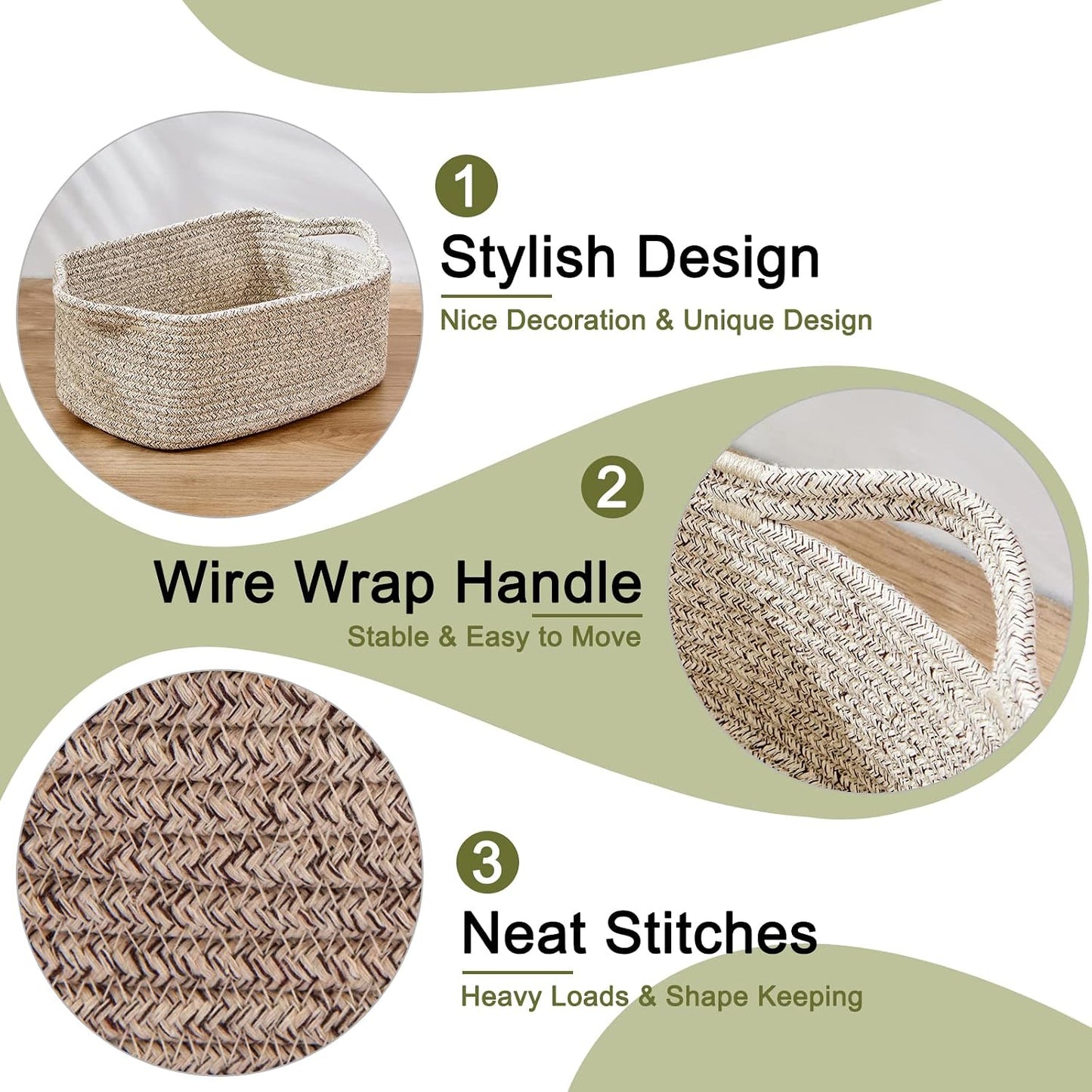 Woven Baskets for Storage