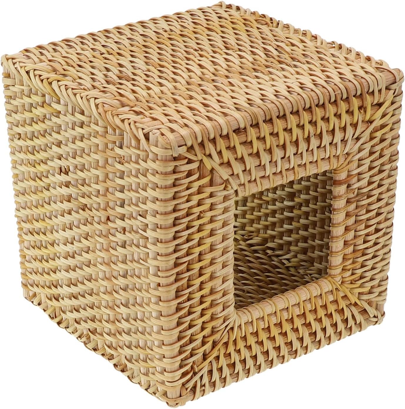 Rattan Tissue Box Cover