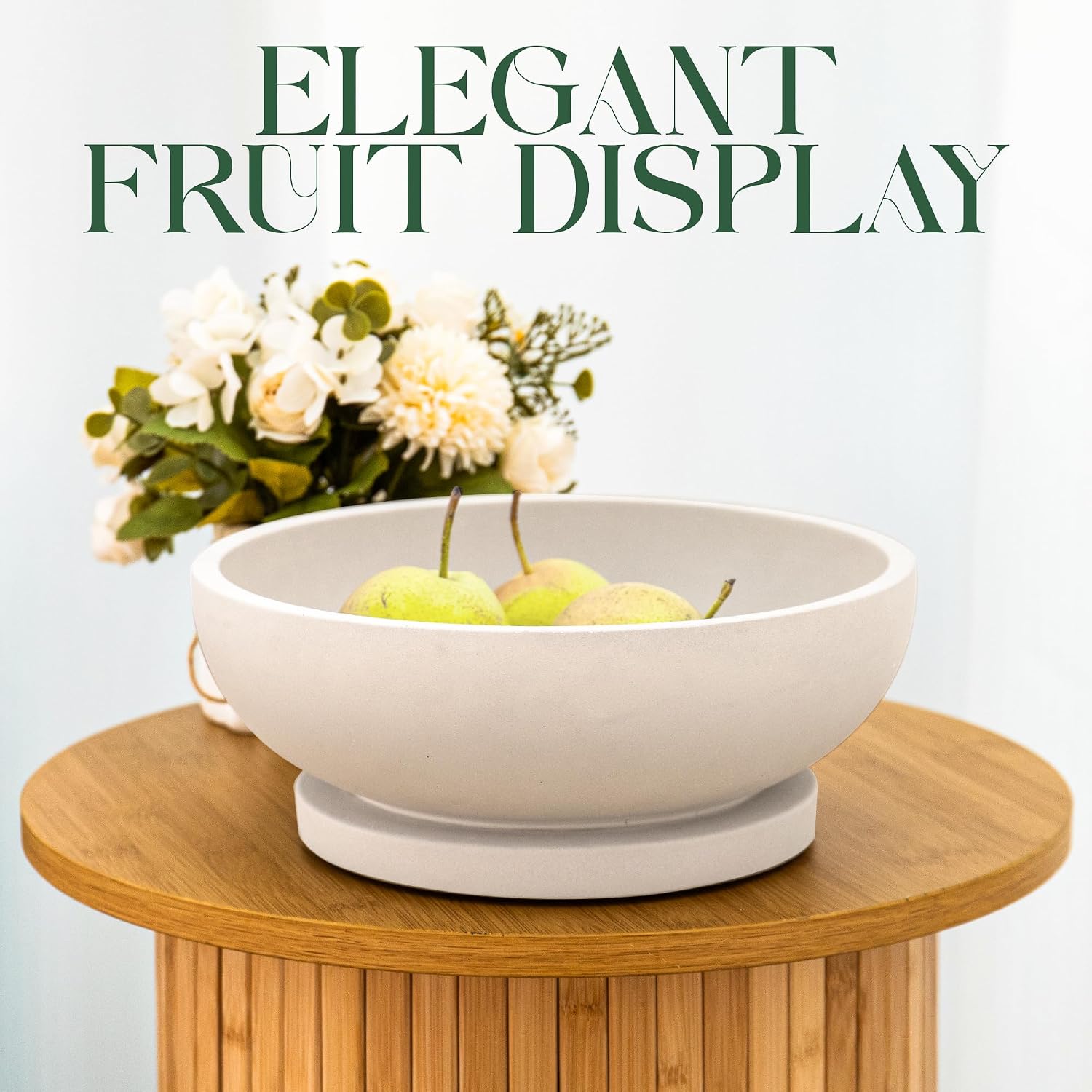 Elegant Pedestal Bowl / Gray