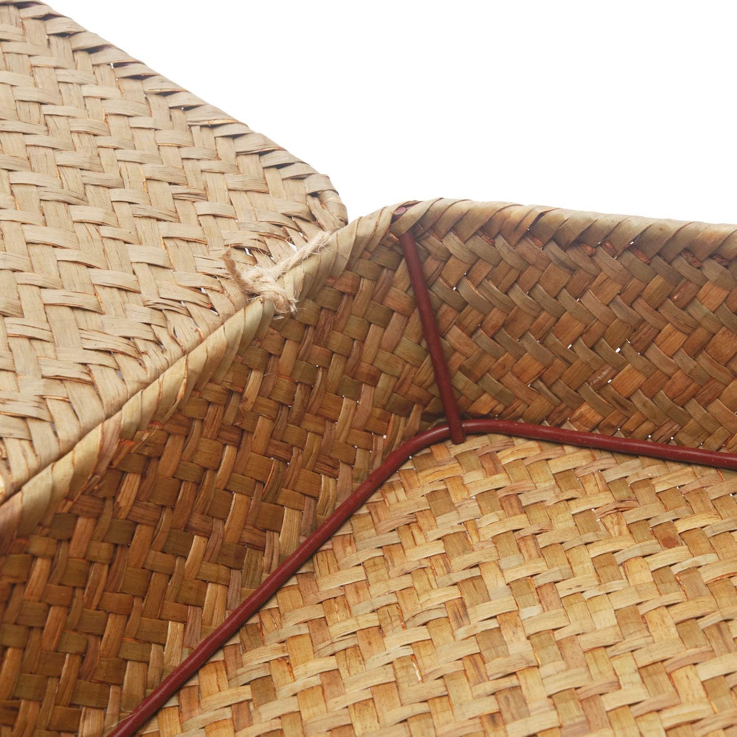 Flat Wicker Basket / Natural