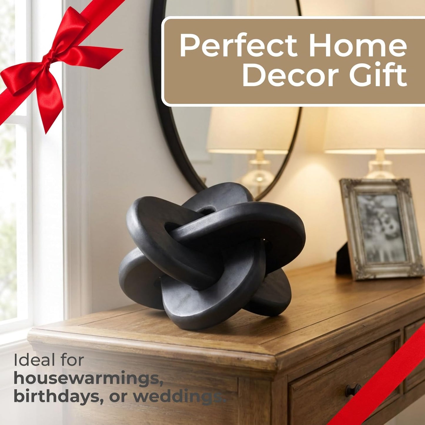 Statues and Ornaments / 10.0" H / Black