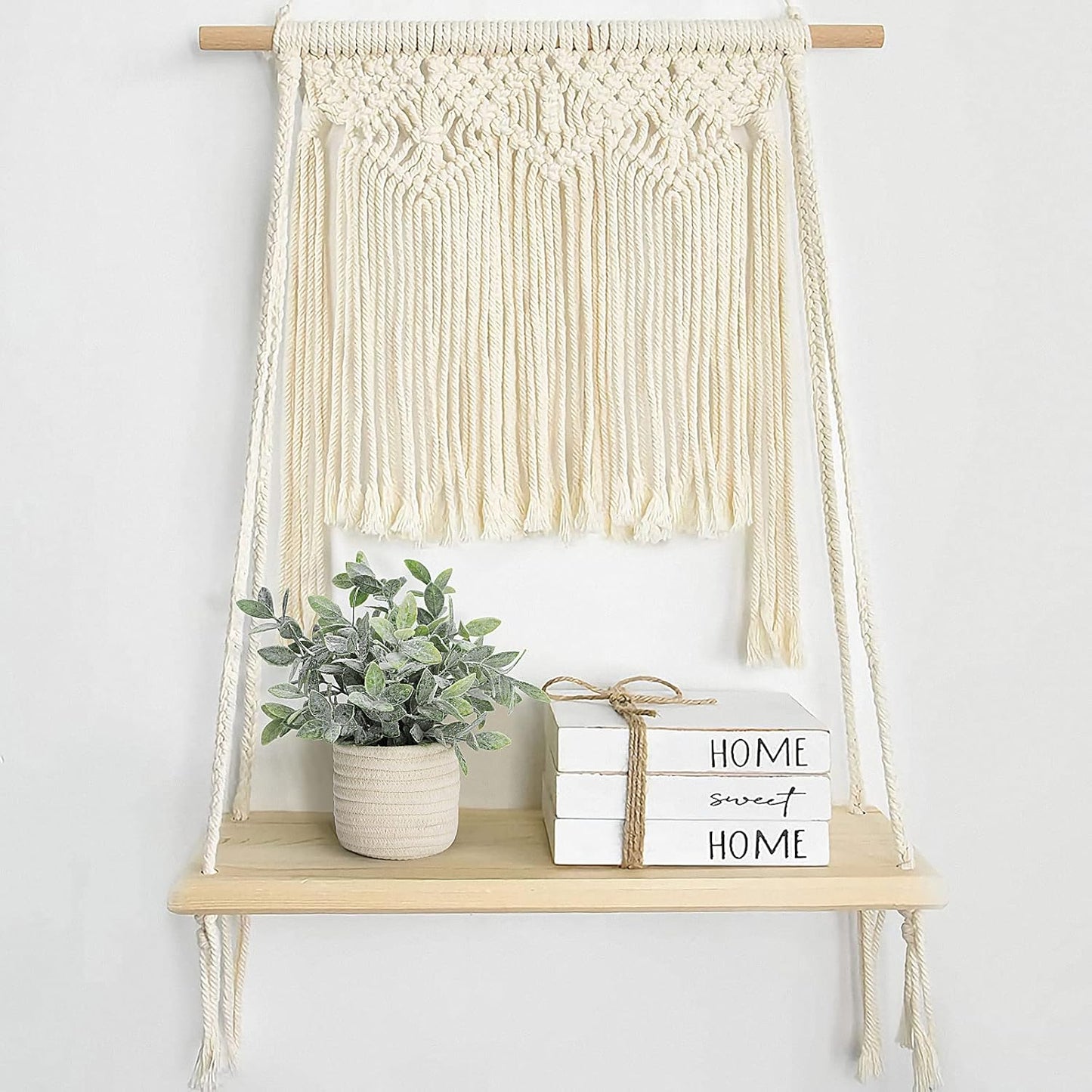 Faux Plants / Decorative Artificial Plants for Farmhouse Desk Shelf Decor / Green Plant Style A