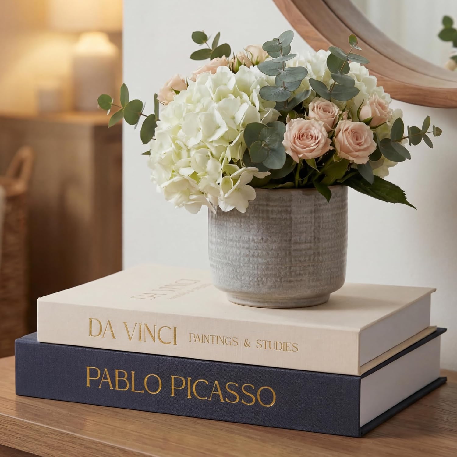 Linen Coffee Table Books / Set of 2