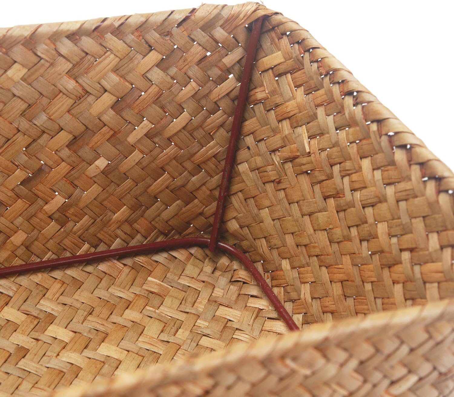 Rectangular Handmade Seagrass Baskets / Set of 3
