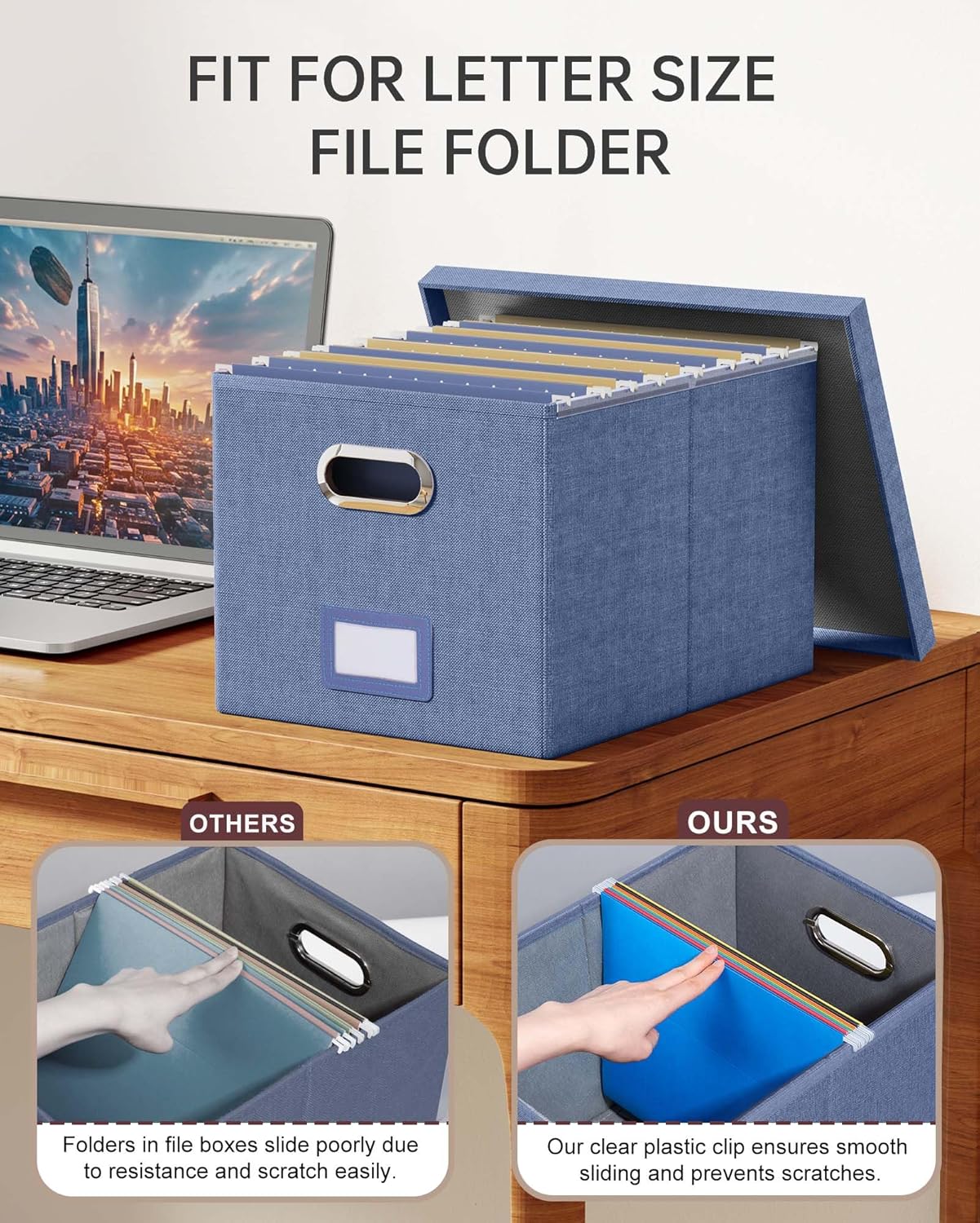 File Organizer / Hanging File Organizer / Blue