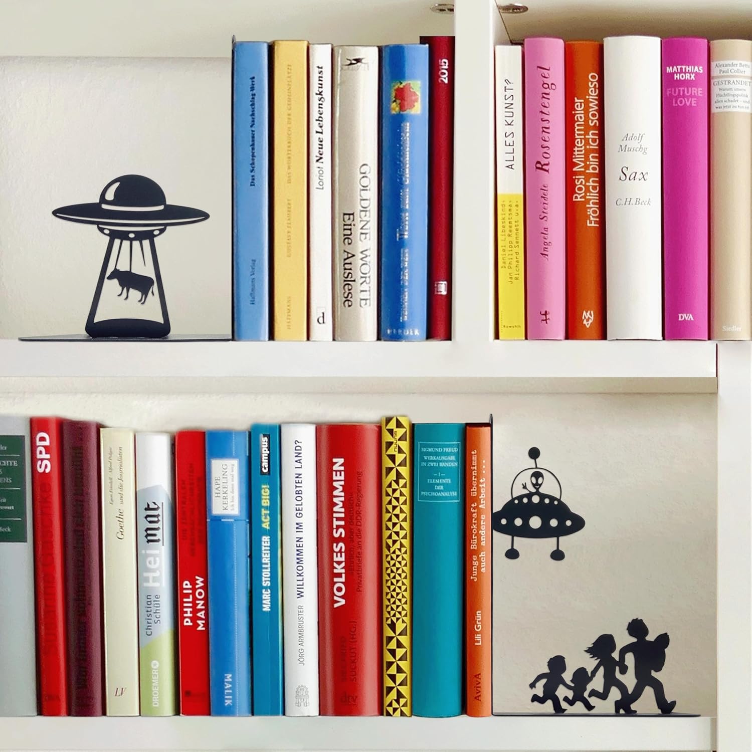 Modern Bookends / Decorative Bookends / Black