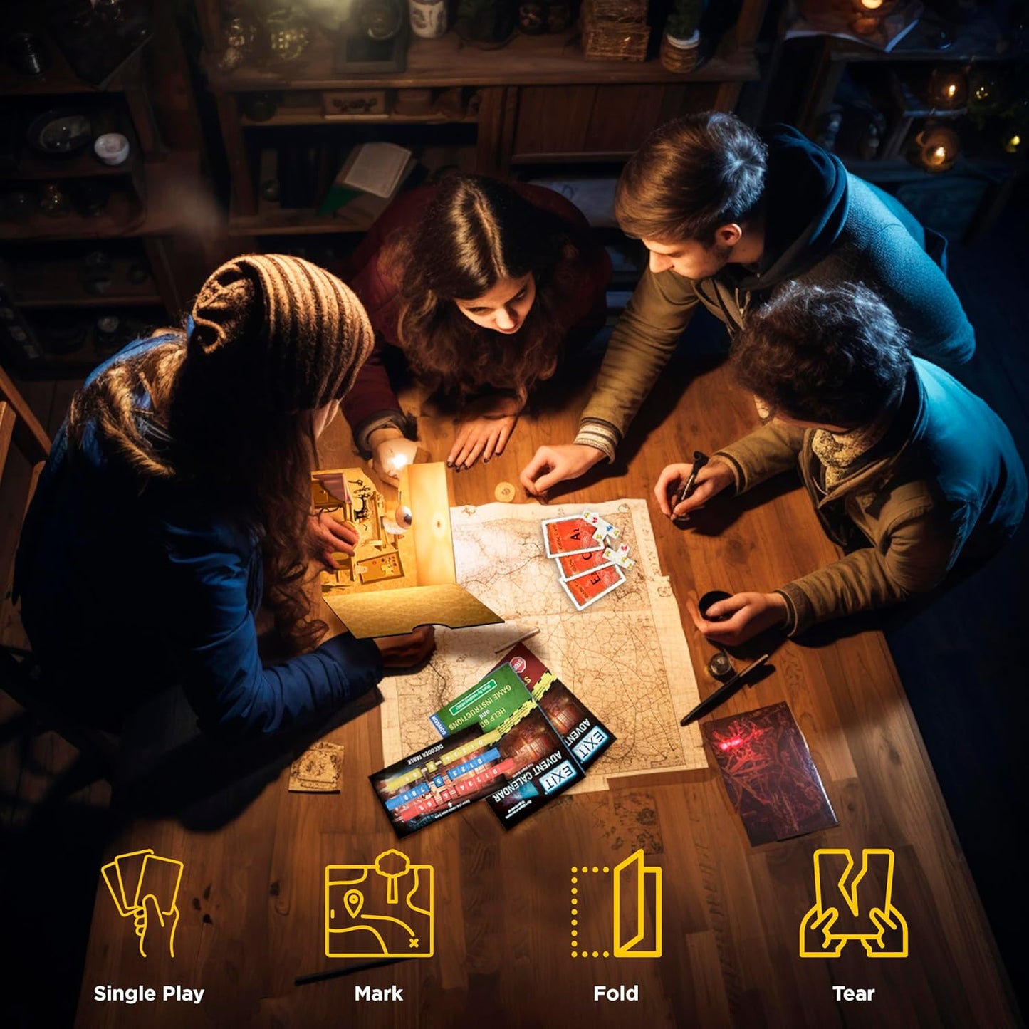 EXIT: The Game - Advent Calendar - The Silent Storm Family Game Cooperative Puzzle a Day Escape Room