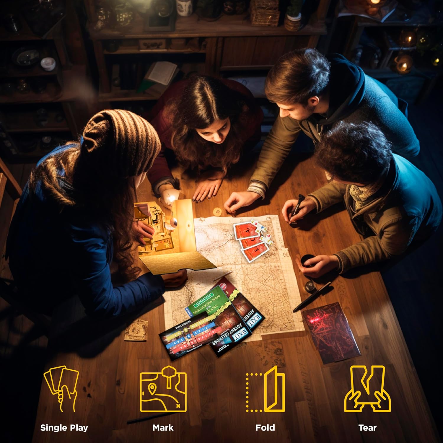 EXIT: The Game - Advent Calendar - The Silent Storm Family Game Cooperative Puzzle a Day Escape Room