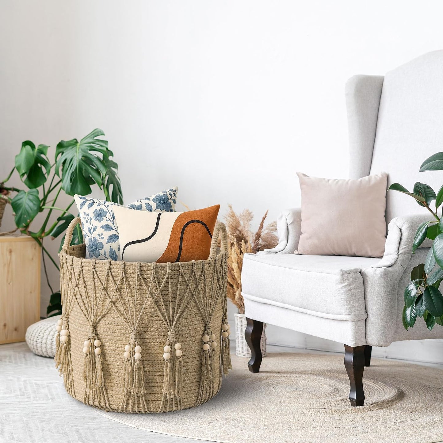 Blanket Basket / Natural