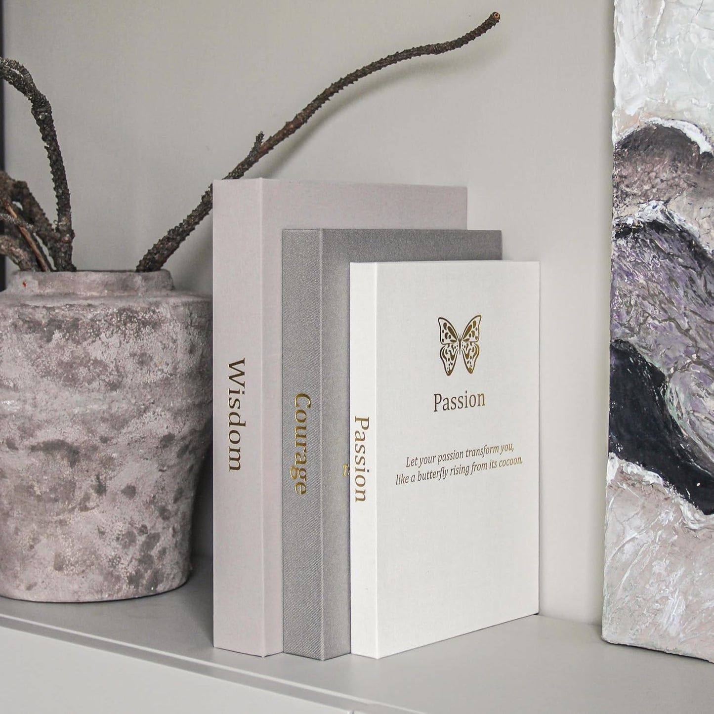Faux Books for Decoration