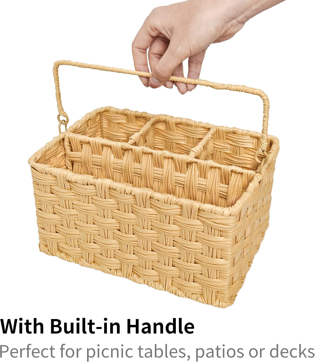 Utensils Holder Buffet Caddy / Nature