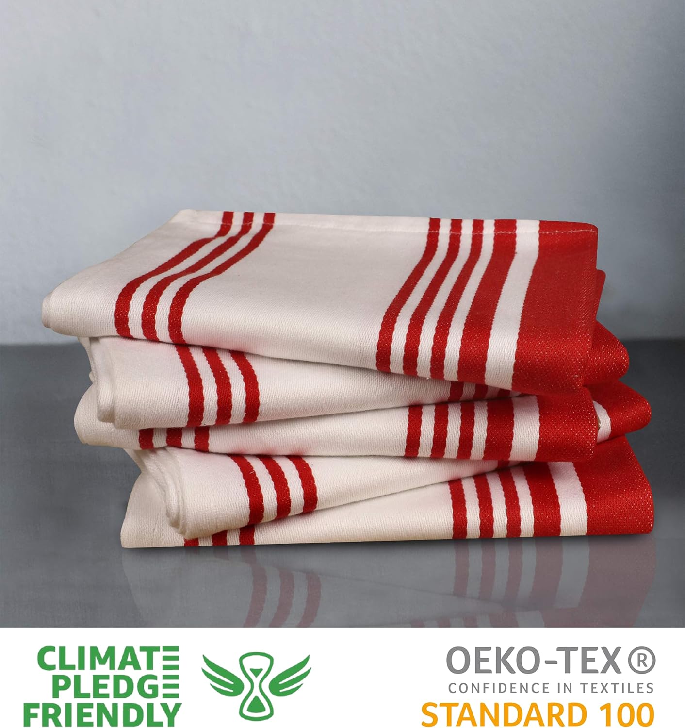 Urban Villa Kitchen Towels Cotton Dish Towels 20”x30” (Set of 3) Chillired