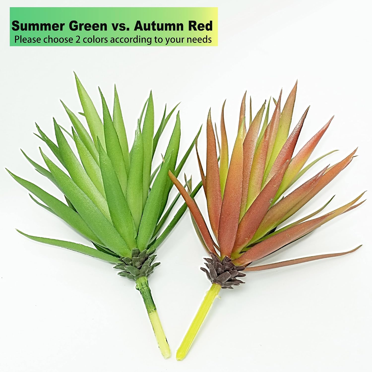 Agave Plants / Plastic Flowers / Green_spring / 7 x 4.7 x 5.9
