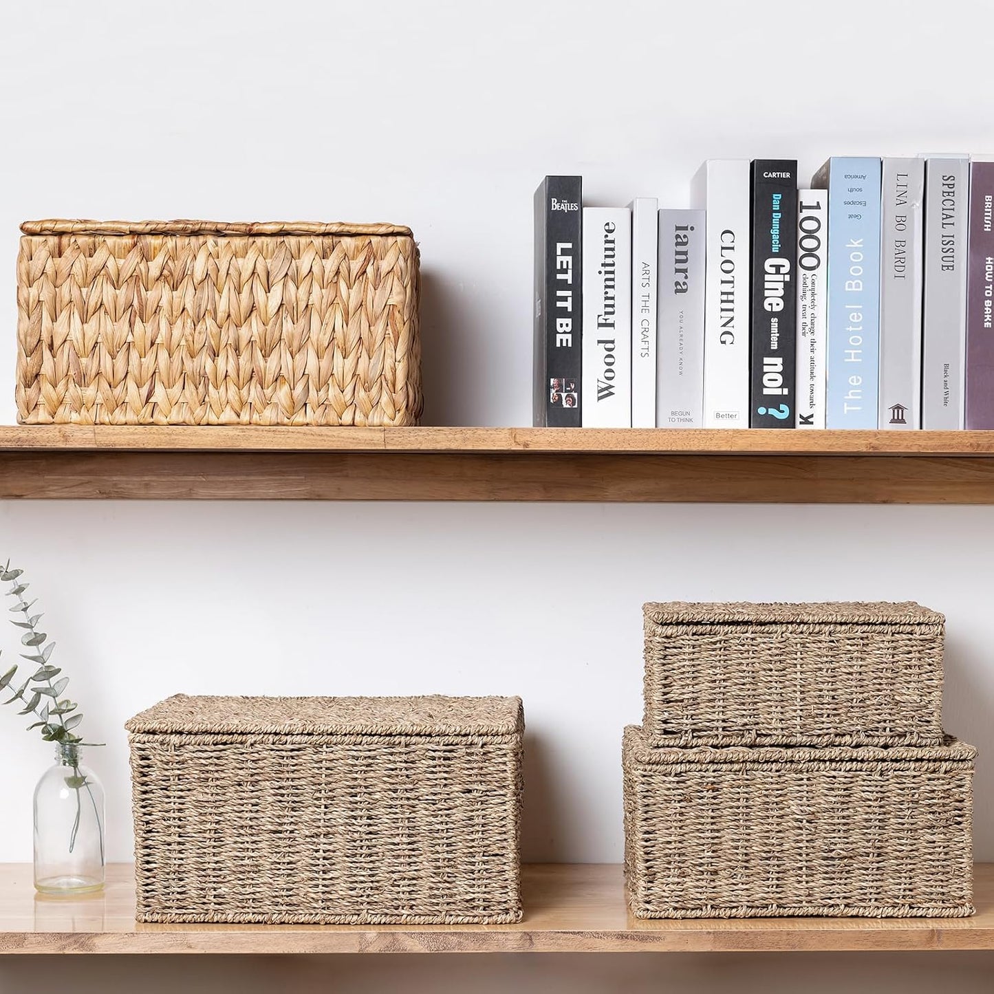 Wicker Storage Baskets / Sea Grass